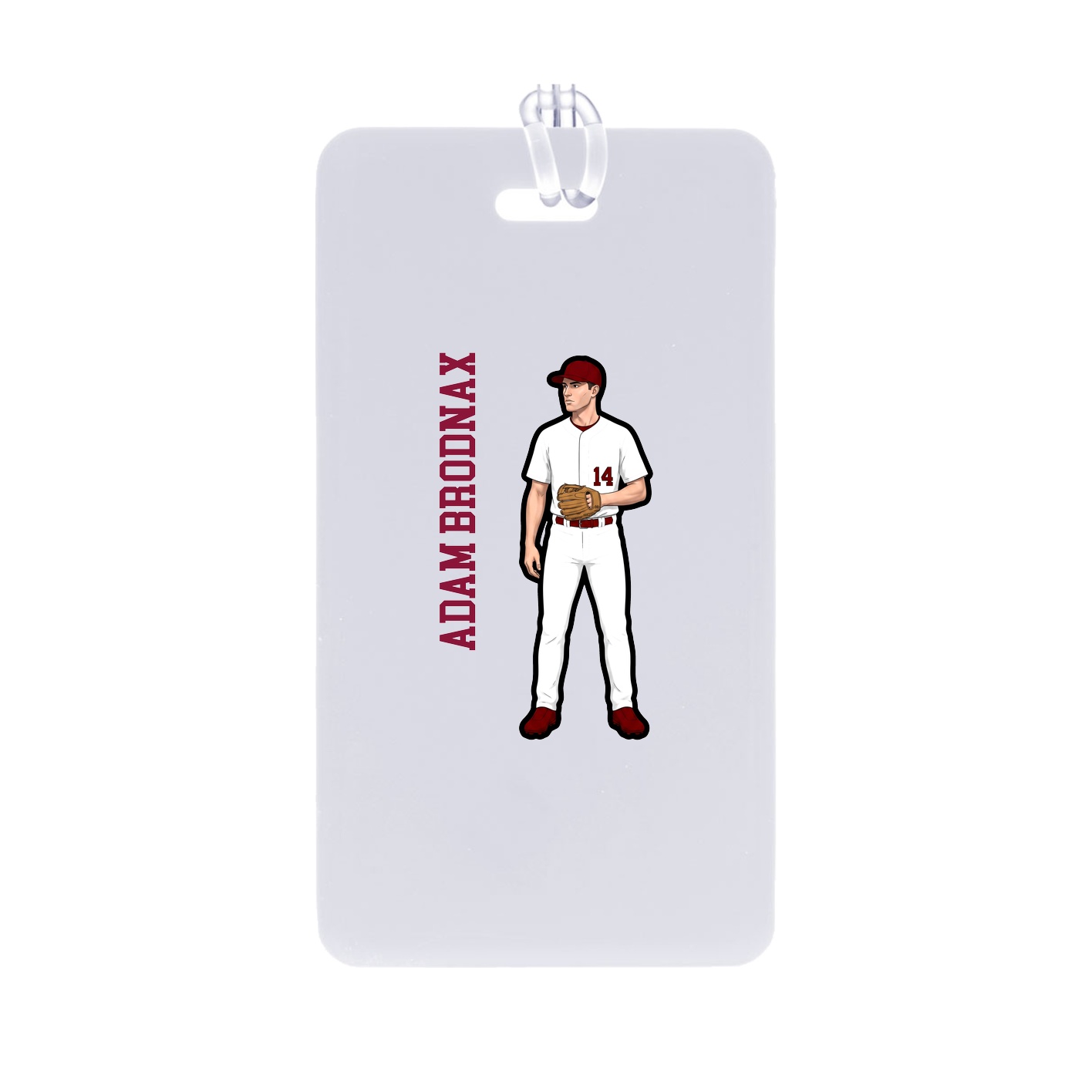 Bag Tag — Name Vertical in Classic