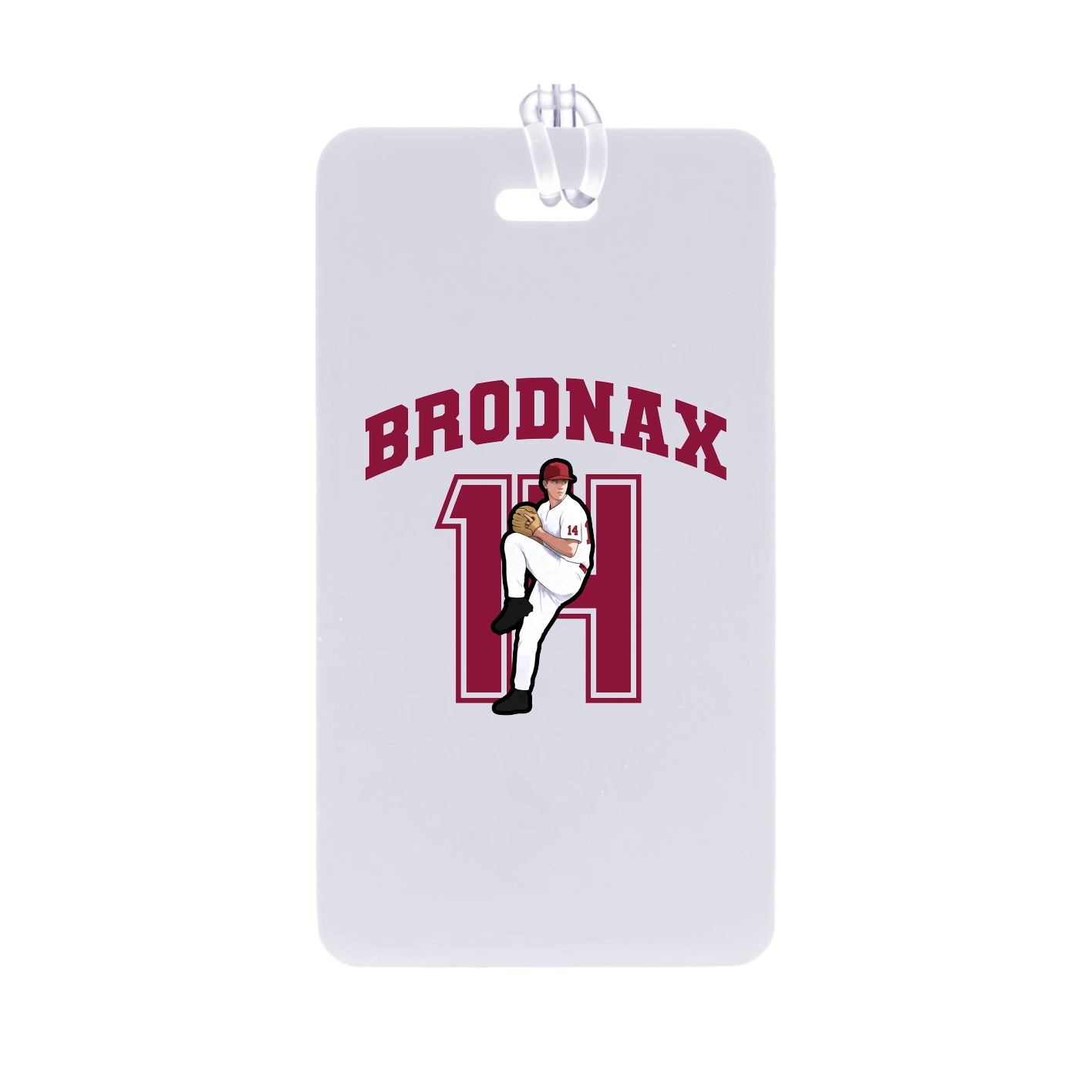 Bag Tag — Number in Classic