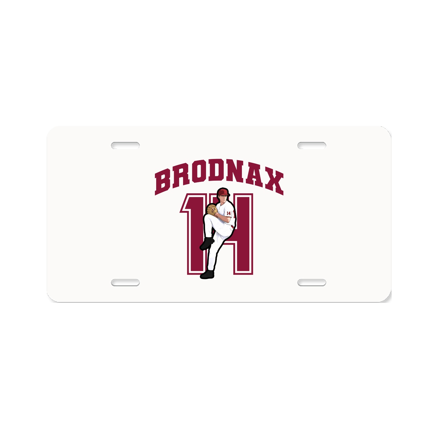 License Plate — Number in Classic
