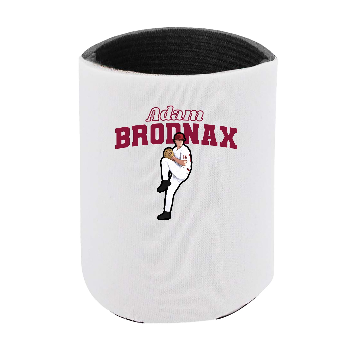 Can Holder — Name Arch in White