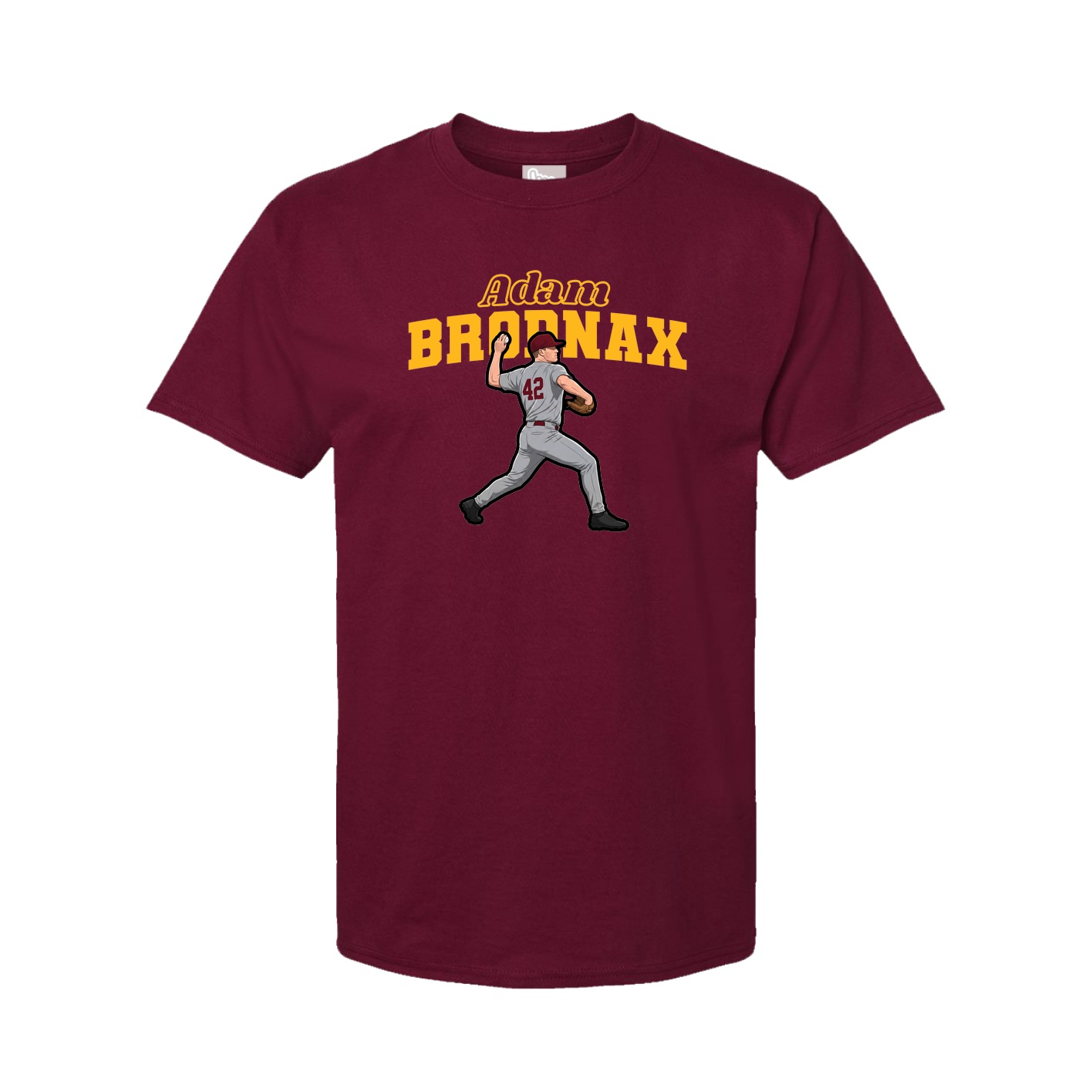 Youth Tee — Name Arch in Cardinal