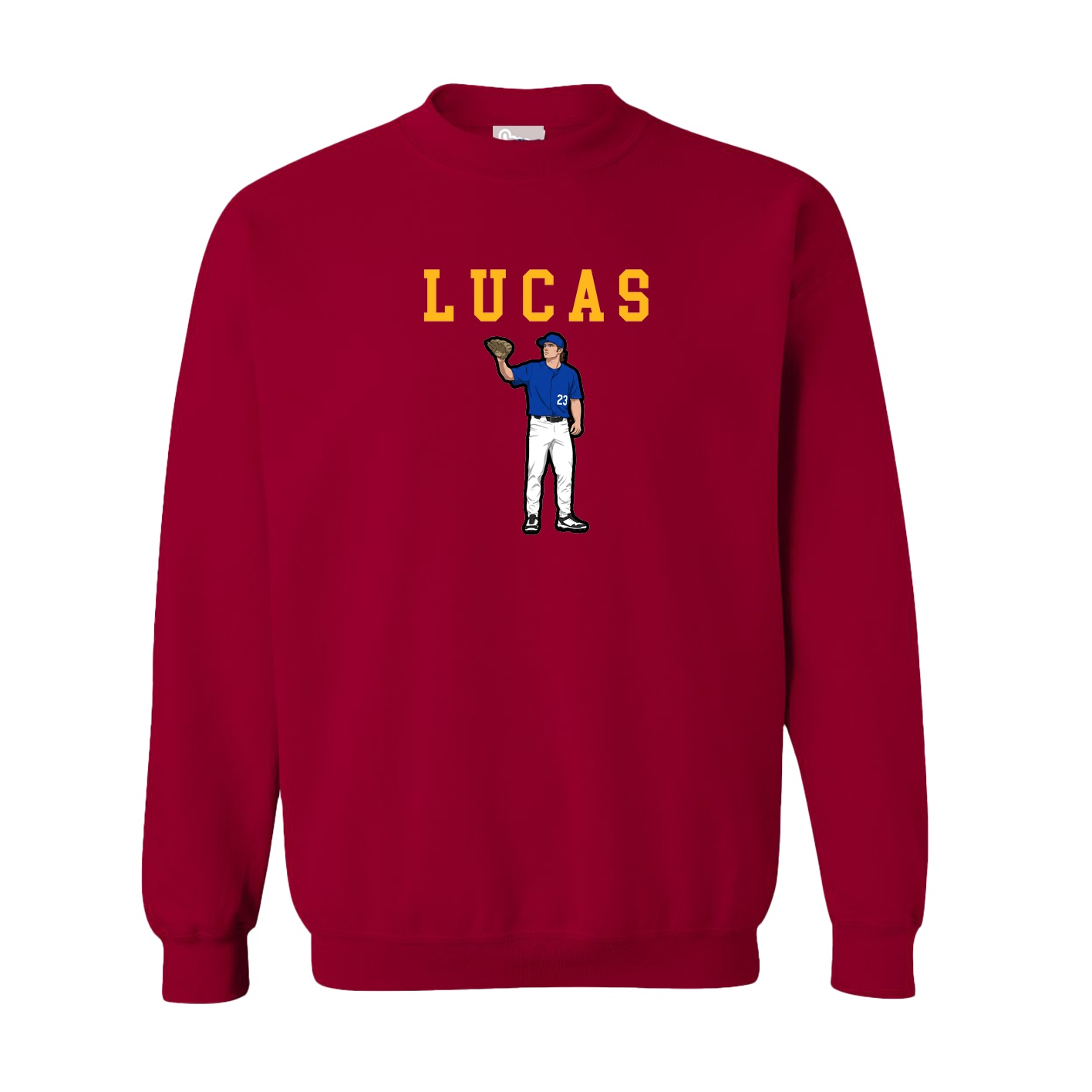 Fleece Crew — Shirsey in Cardinal