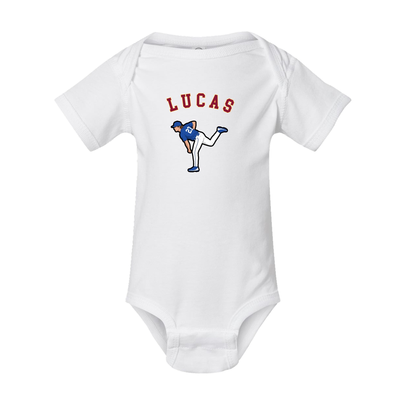 Baby Onesie — Shirsey Arch in White