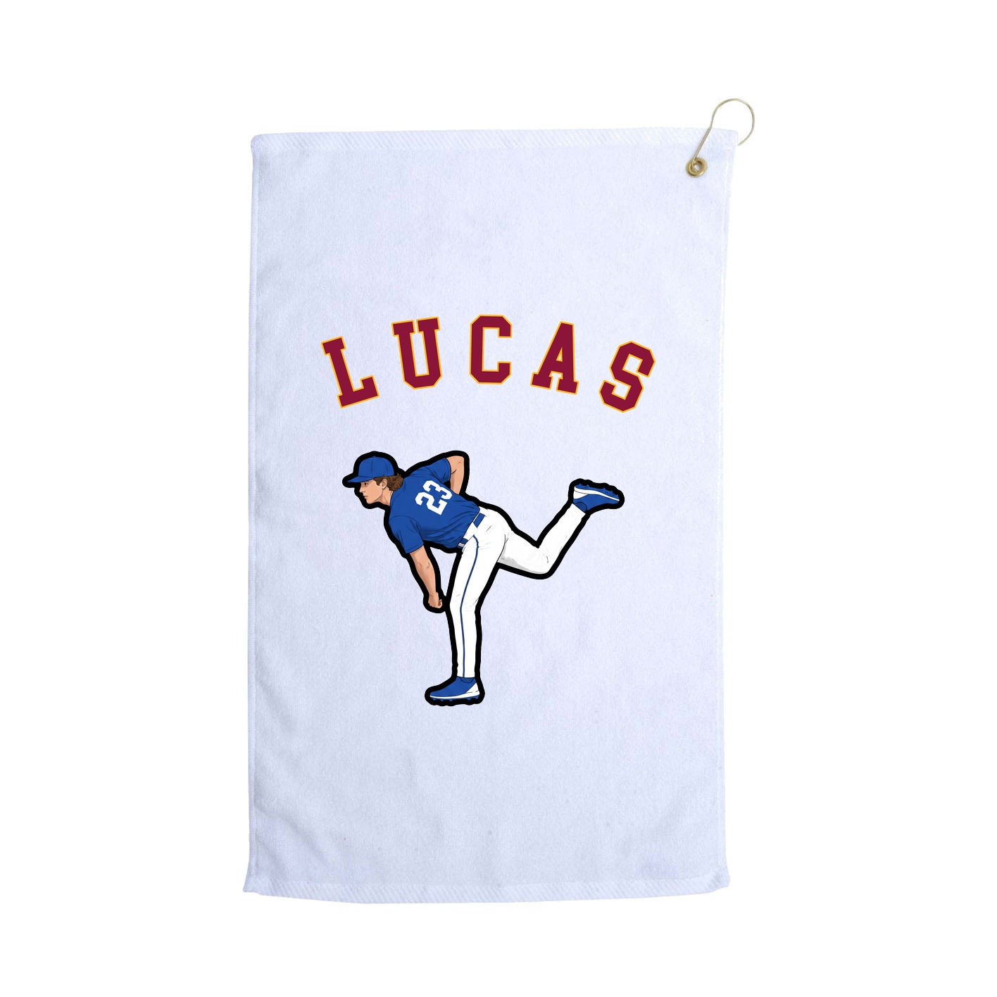 Golf Towel — Shirsey Arch in White