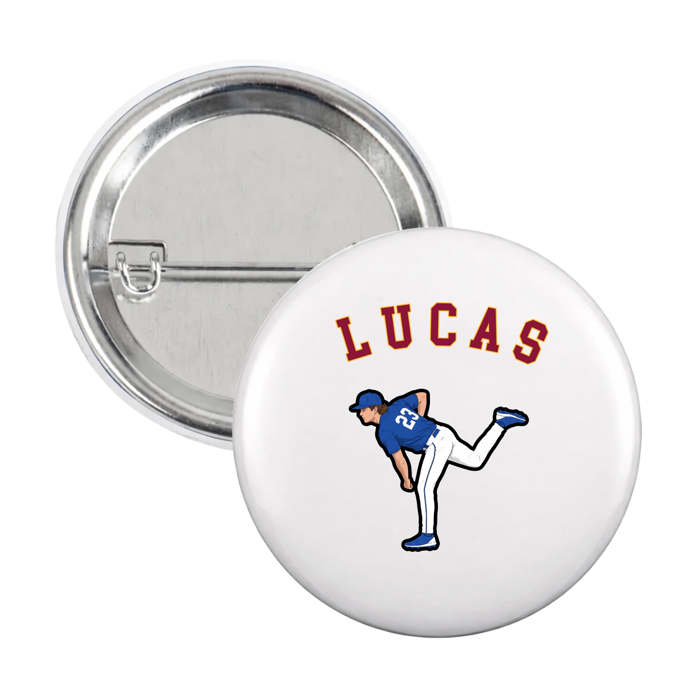 Game Day Button — Shirsey Arch in White