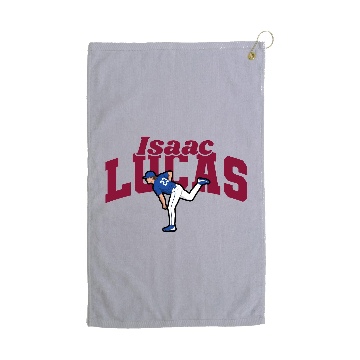 Golf Towel — Signature Arch in Grey