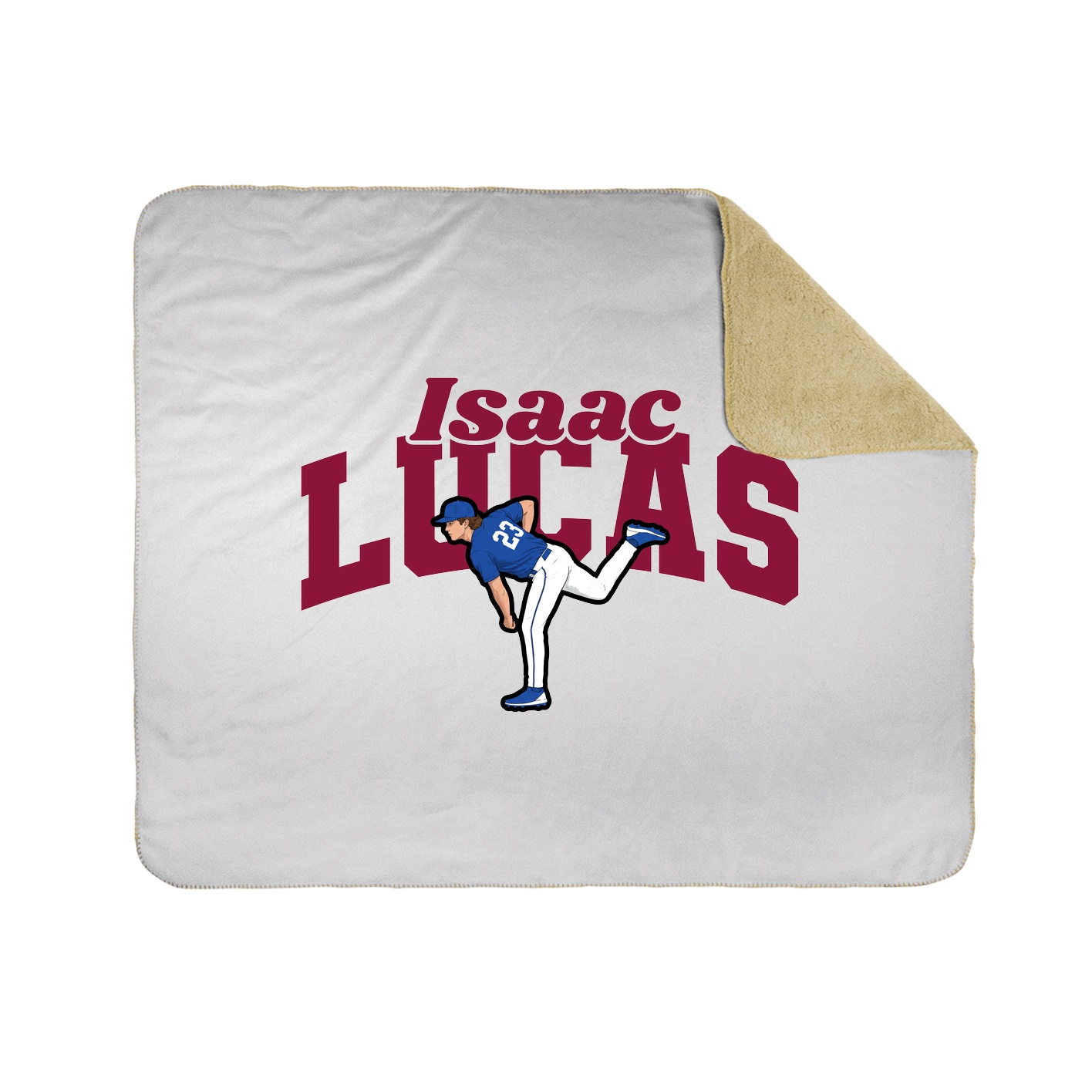 Throw Blanket — Signature Arch in White