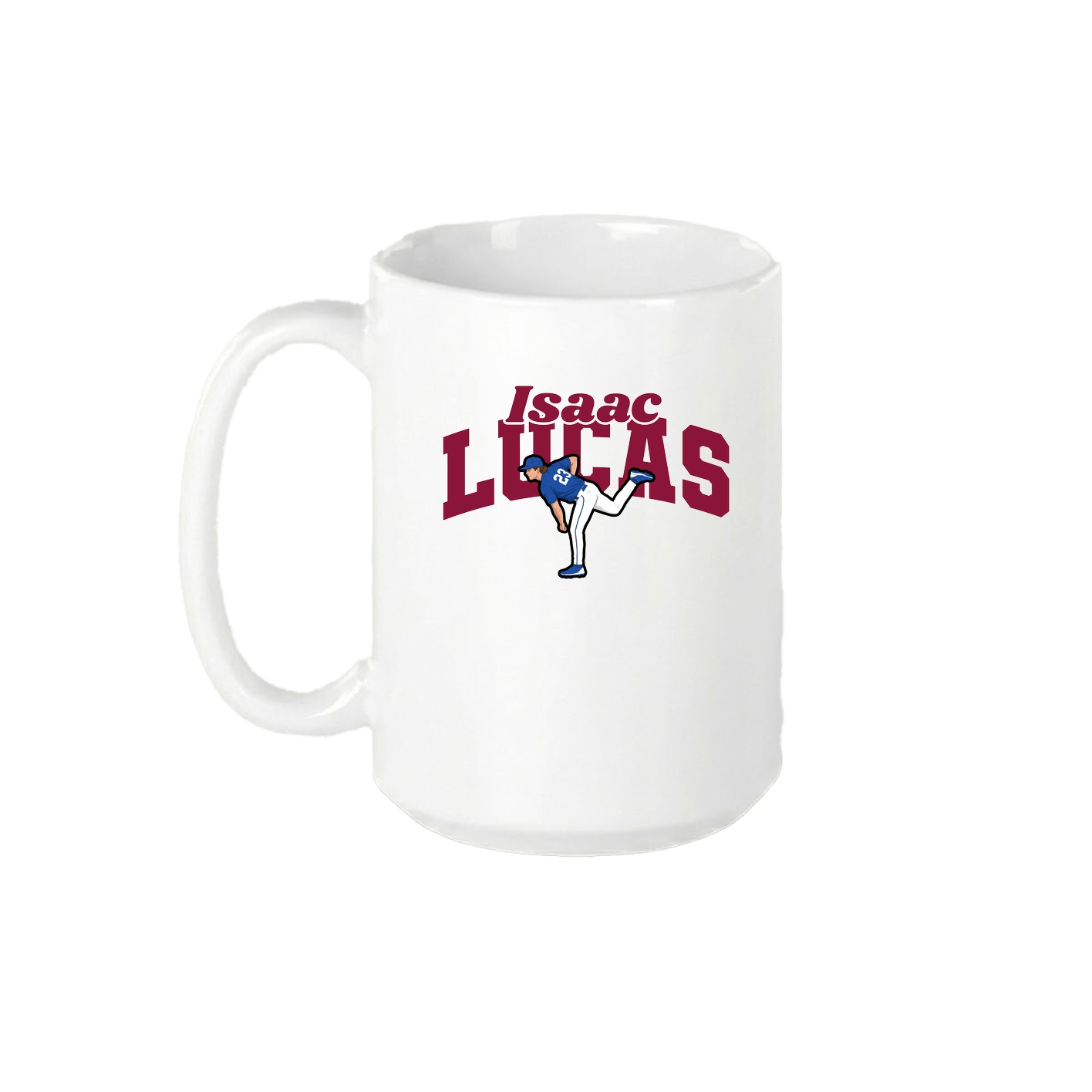 15oz Coffee Mug — Signature Arch in White