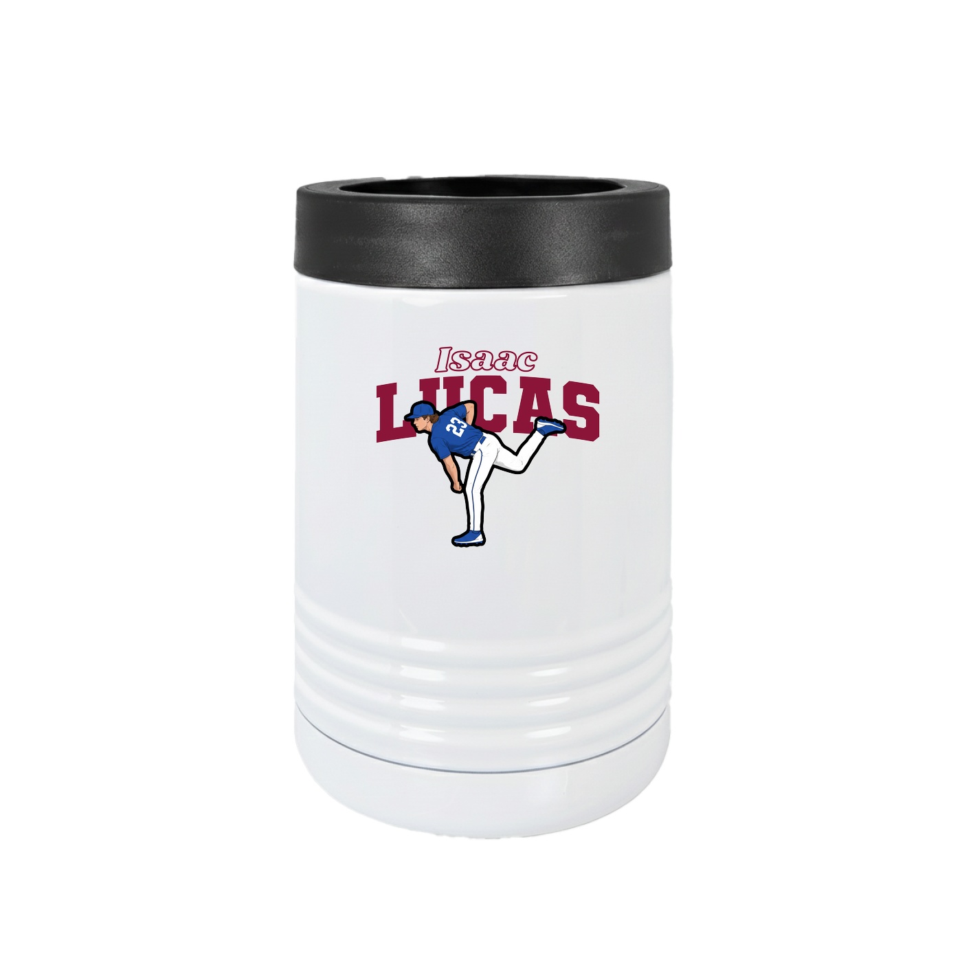 Beverage Holder — Name Arch in White