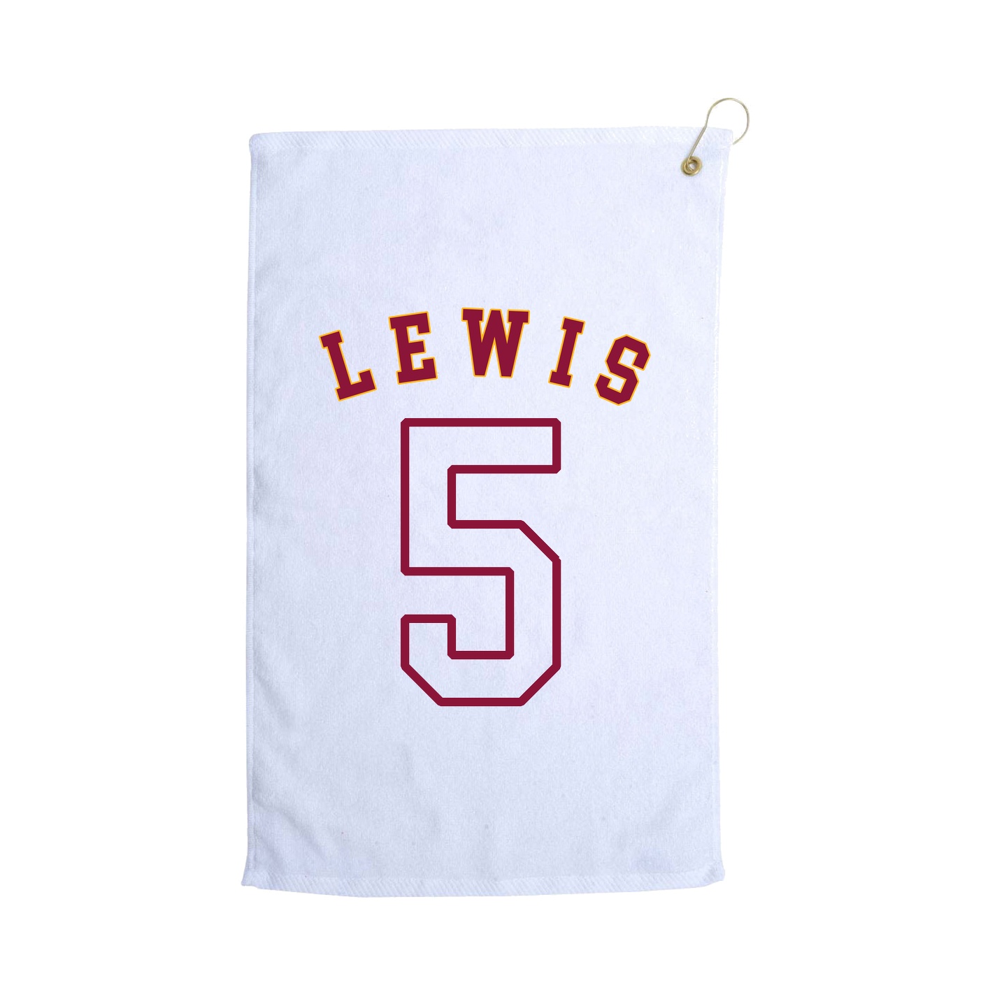 Golf Towel — Shirsey Arch in White
