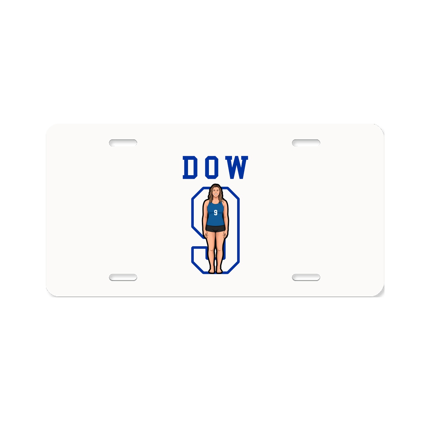 License Plate — Shirsey in Classic