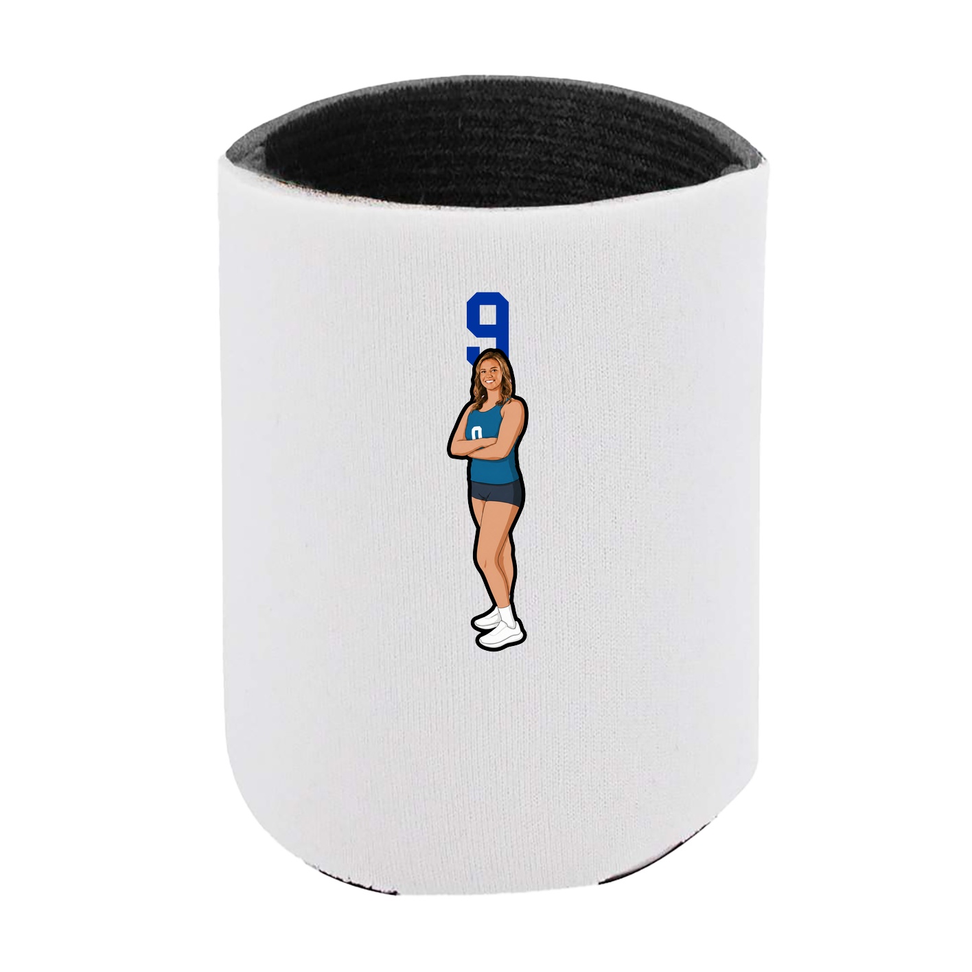 Can Holder — Number Top in White