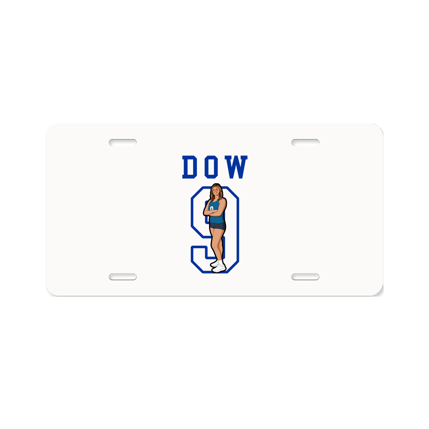 License Plate — Shirsey in Classic