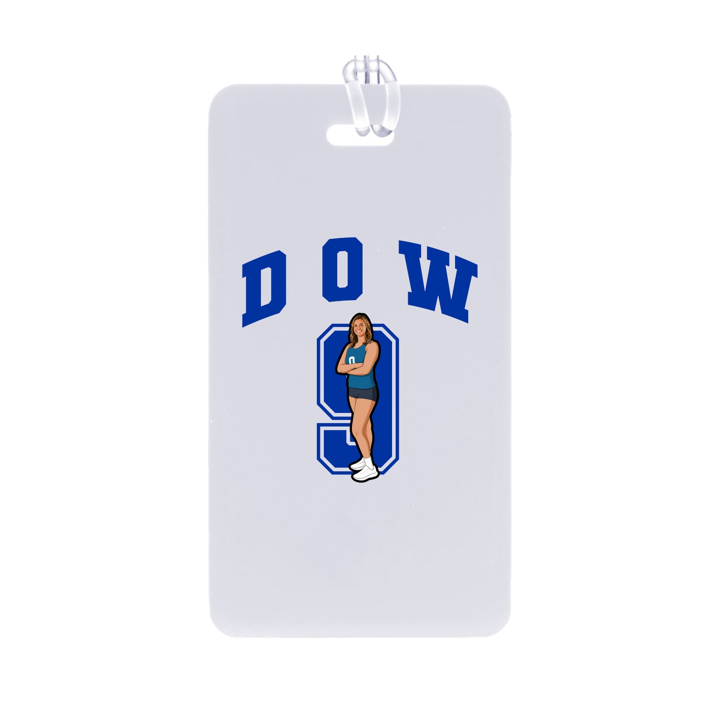 Bag Tag — Number in Classic