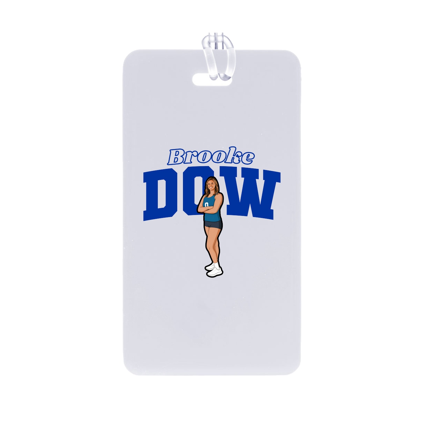 Bag Tag — Name Arch in Classic