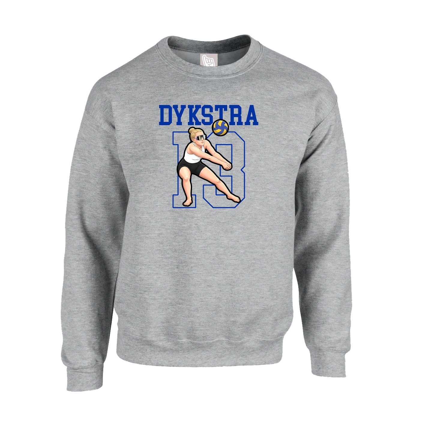 Fleece Crew — Shirsey in Grey
