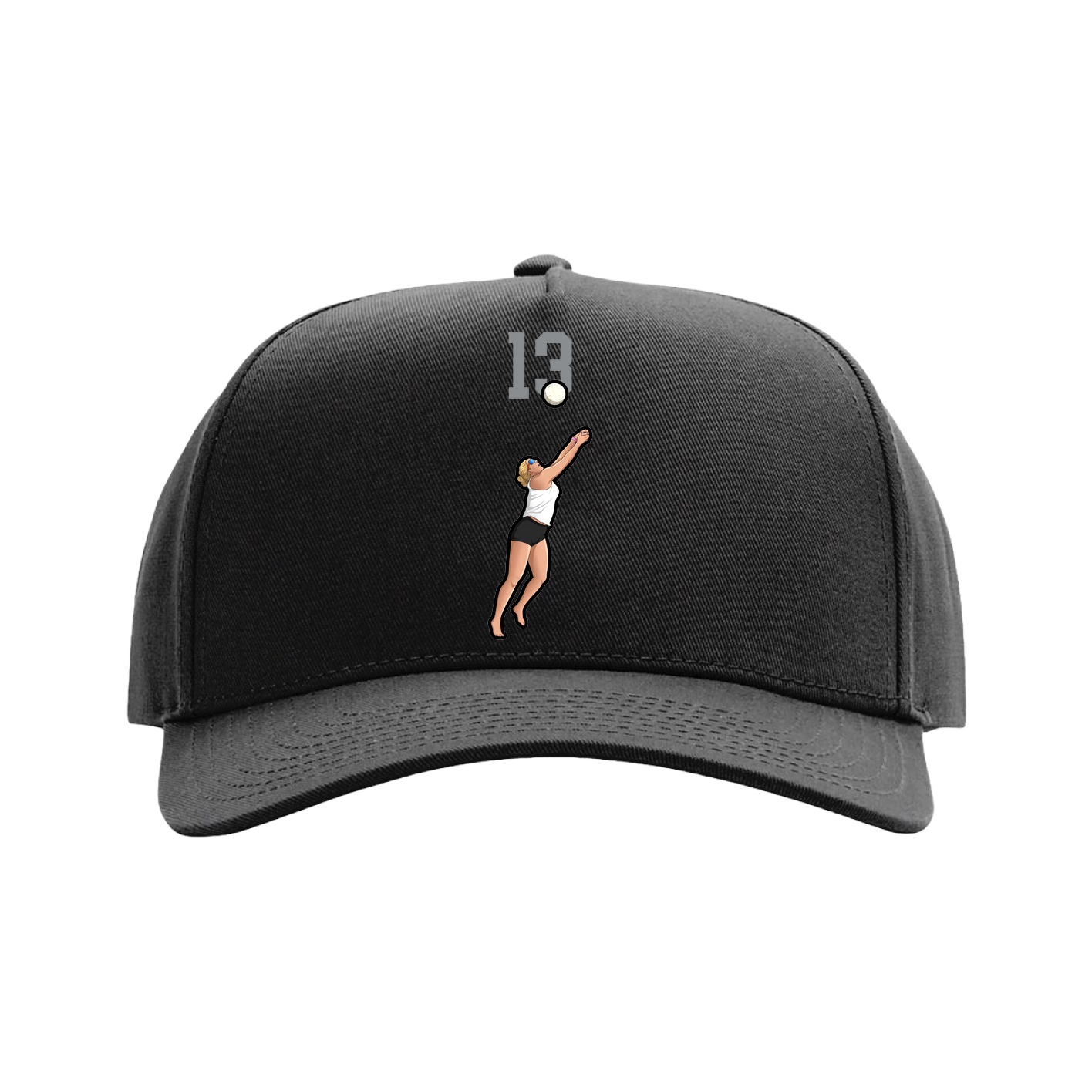 Full Fabric Five-Panel Champ Cap