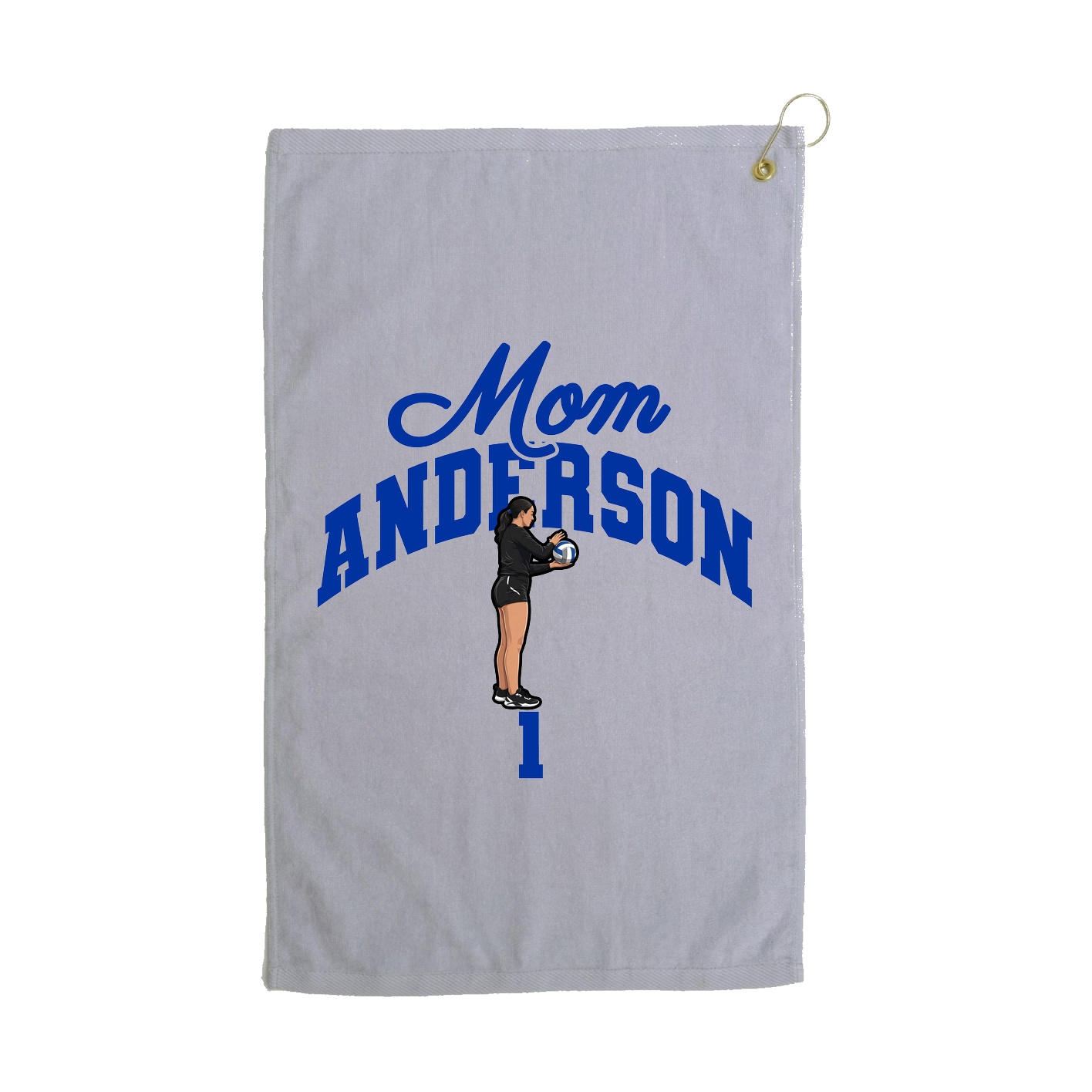 Golf Towel — Mothers Day Arch in Grey