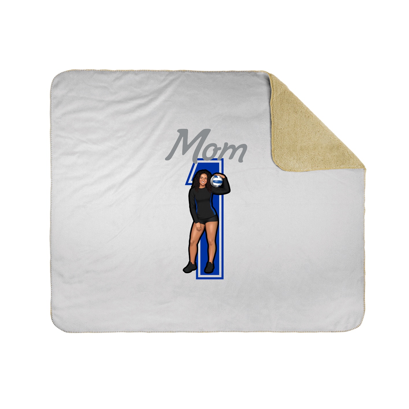 Throw Blanket — Mothers Day Shirsey in White