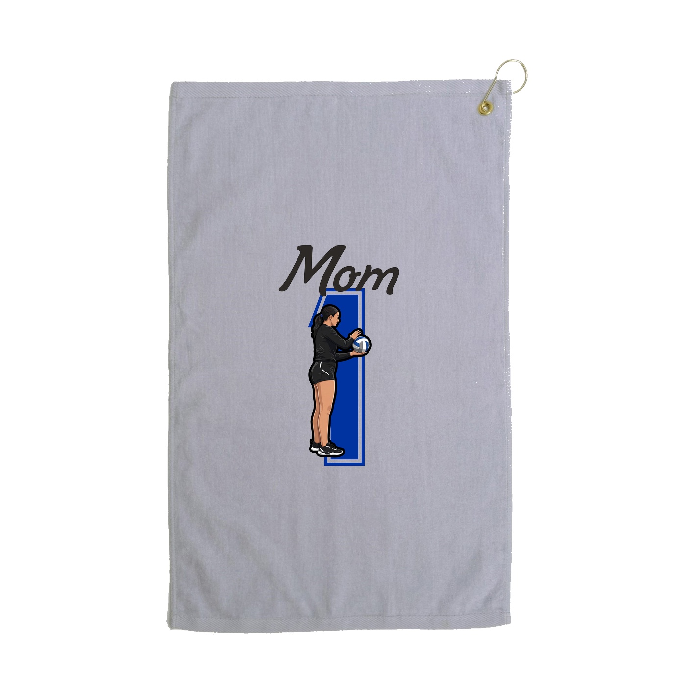 Golf Towel — Mothers Day Shirsey in Grey