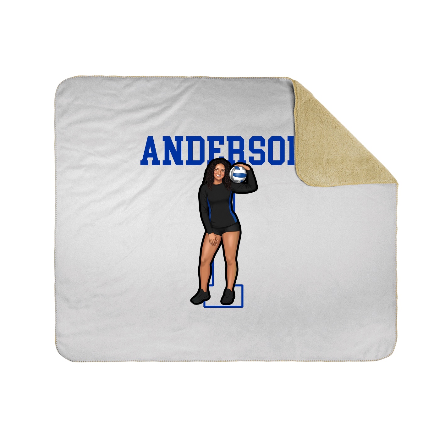 Throw Blanket — Shirsey in White
