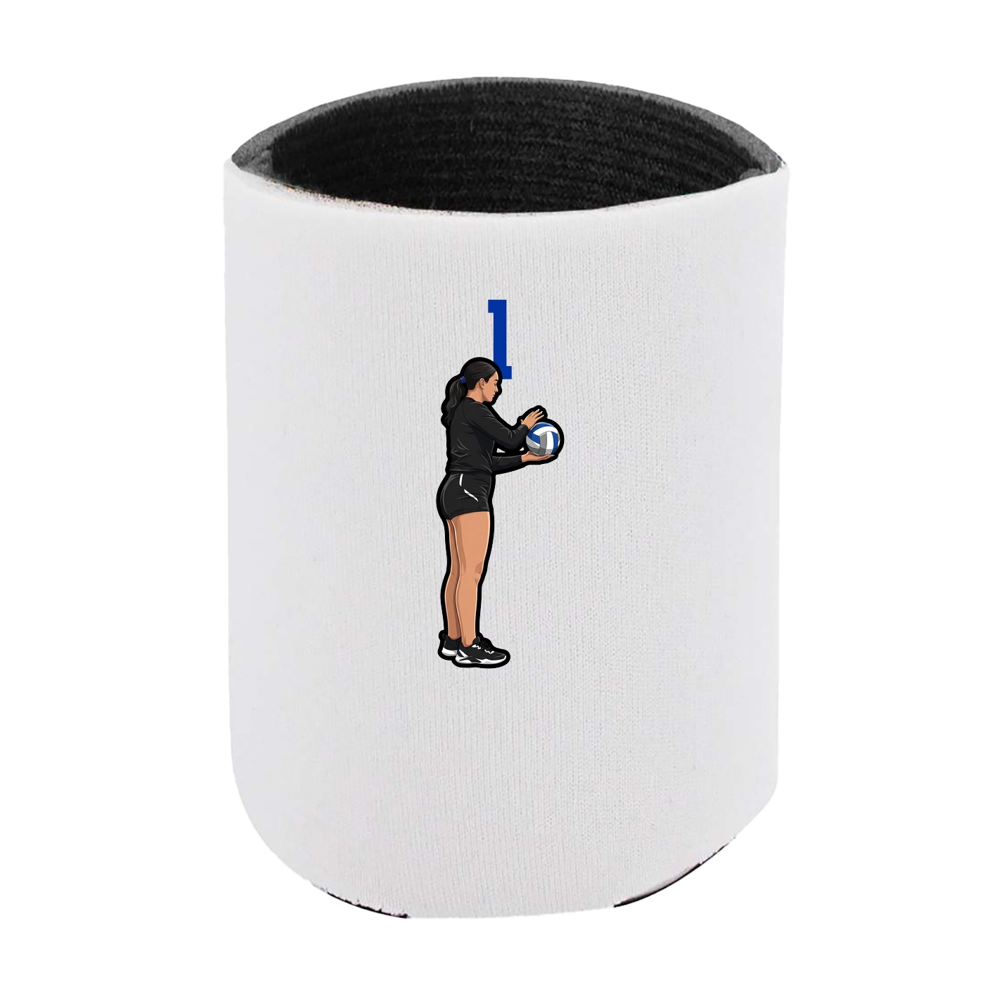Can Holder — Number Top in White