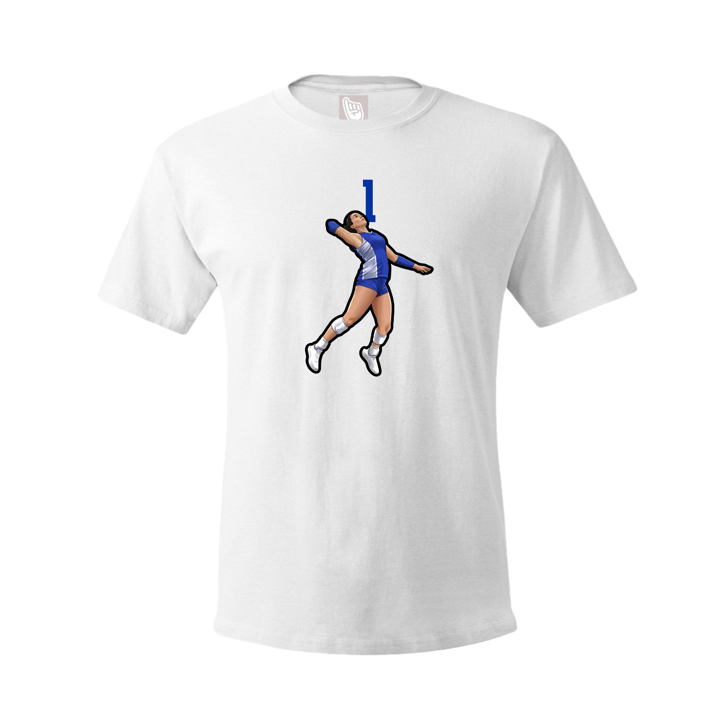 Tee — Number Top in White