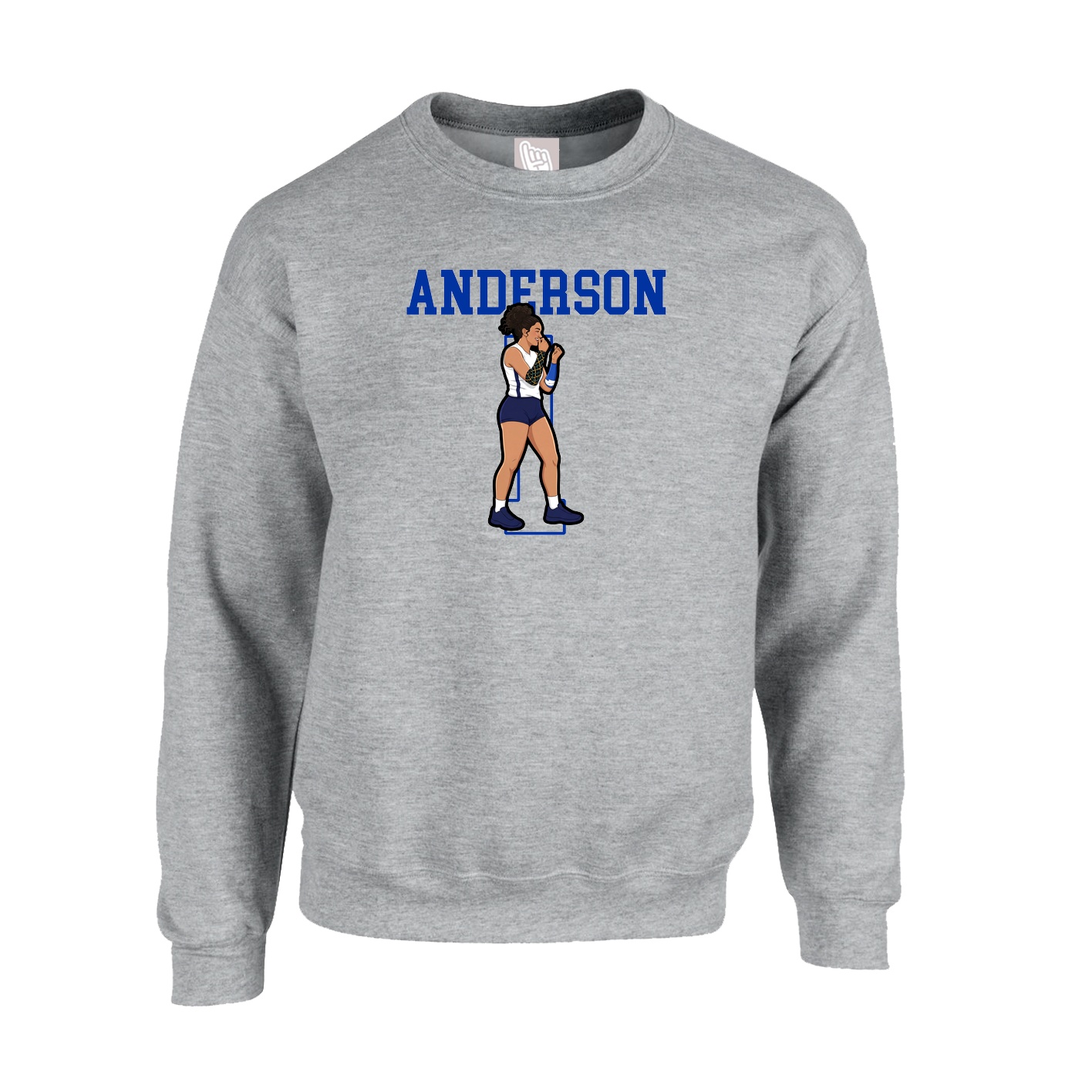 Fleece Crew — Shirsey in Grey