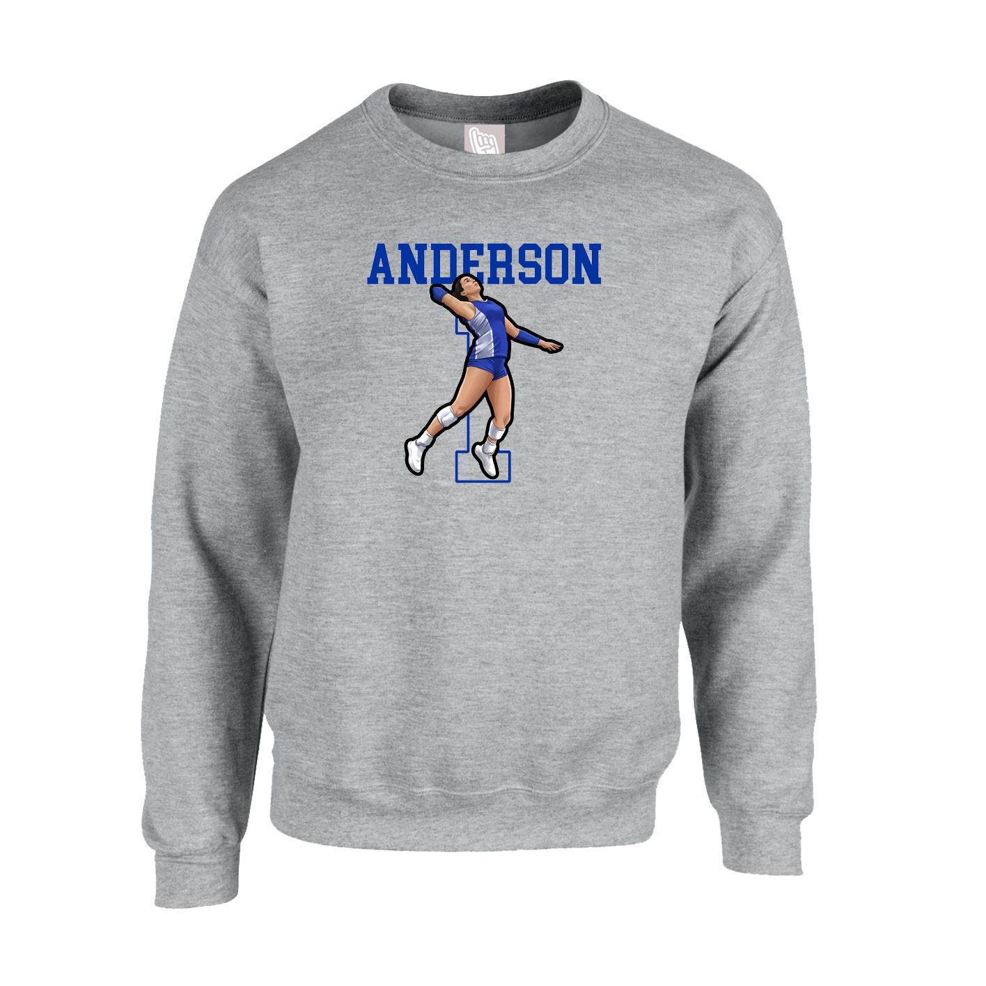 Fleece Crew — Shirsey in Grey