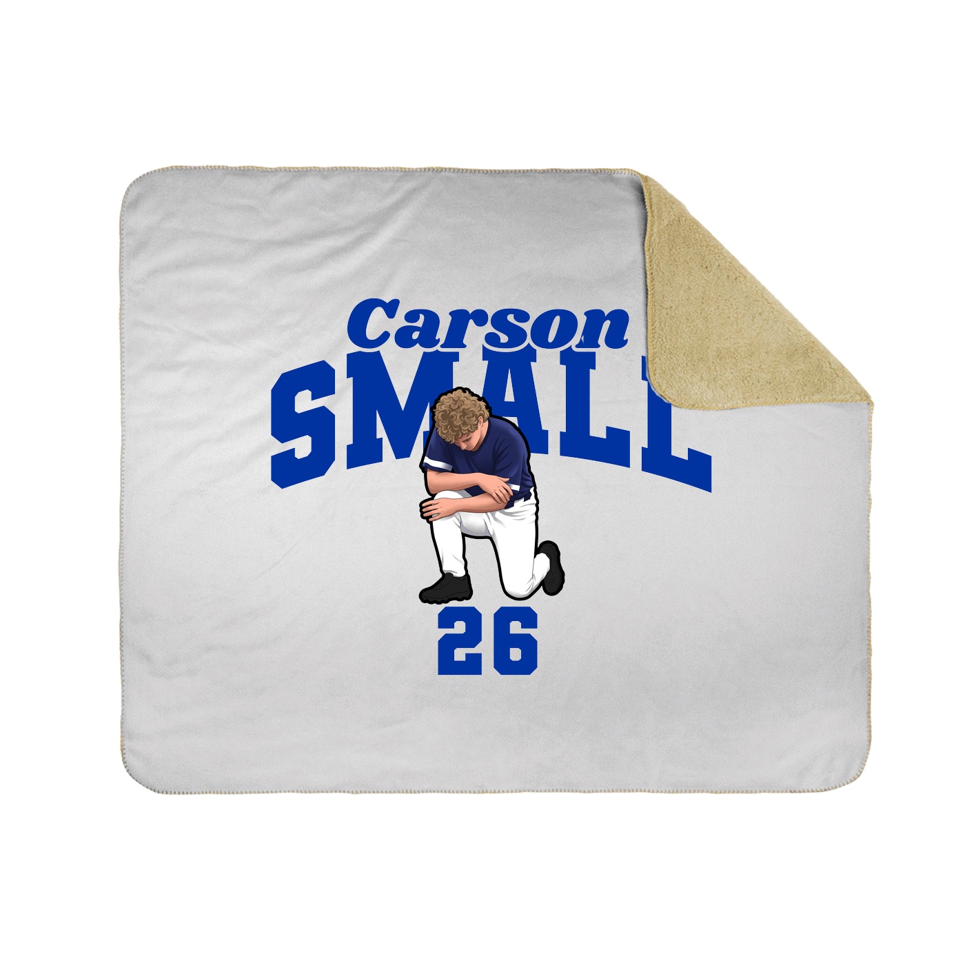 Throw Blanket — Signature Arch in White