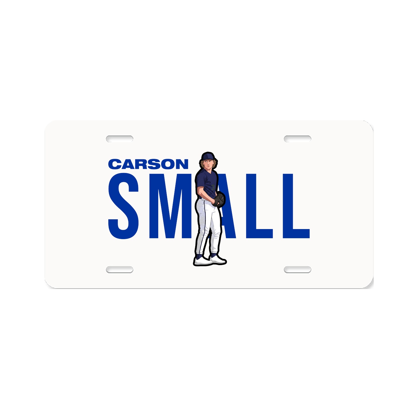 License Plate — Player Name in Classic