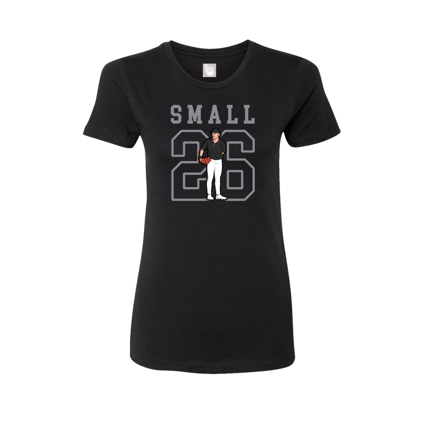 Fitted Women's Tee — Shirsey in Black