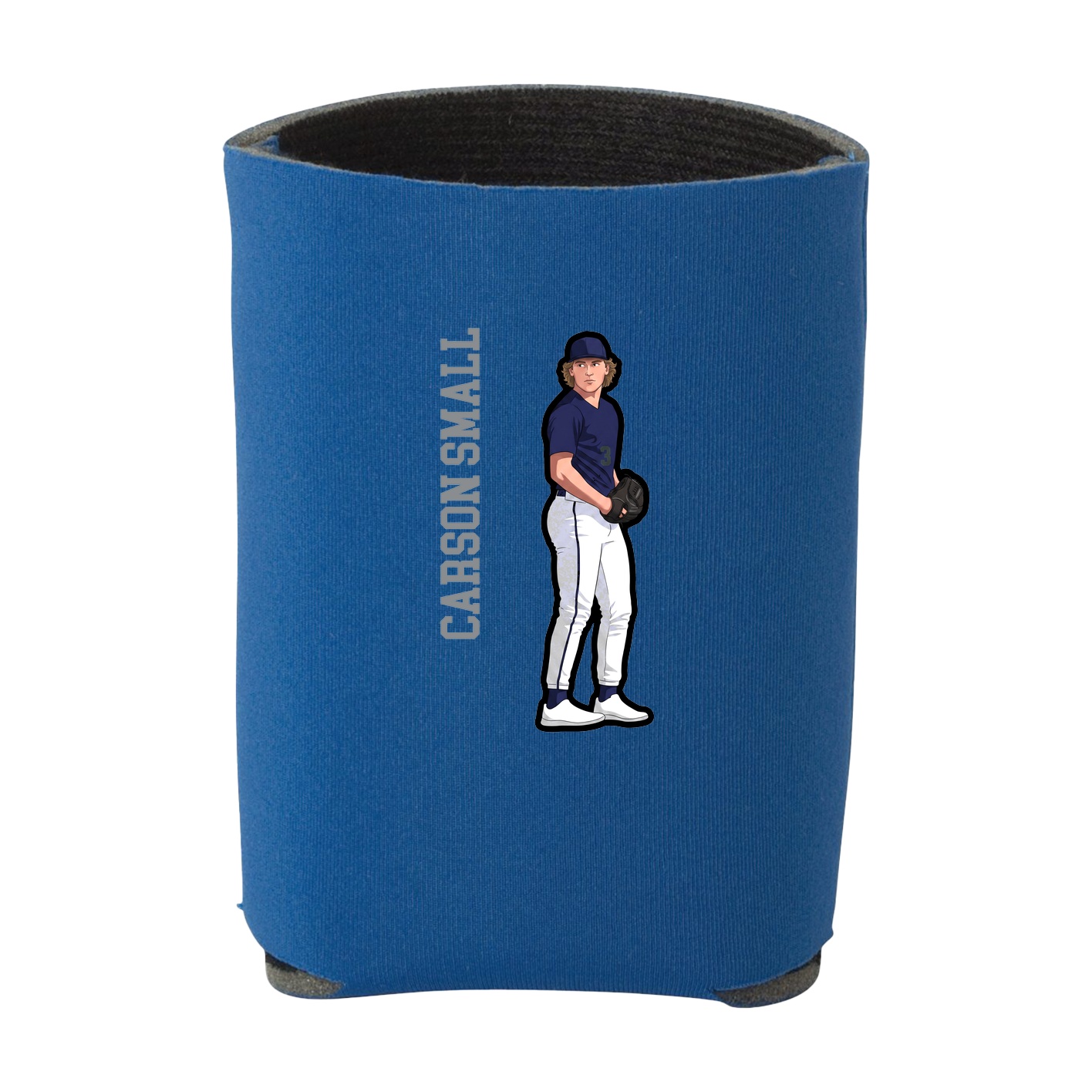 Can Holder — Name Vertical in Royal