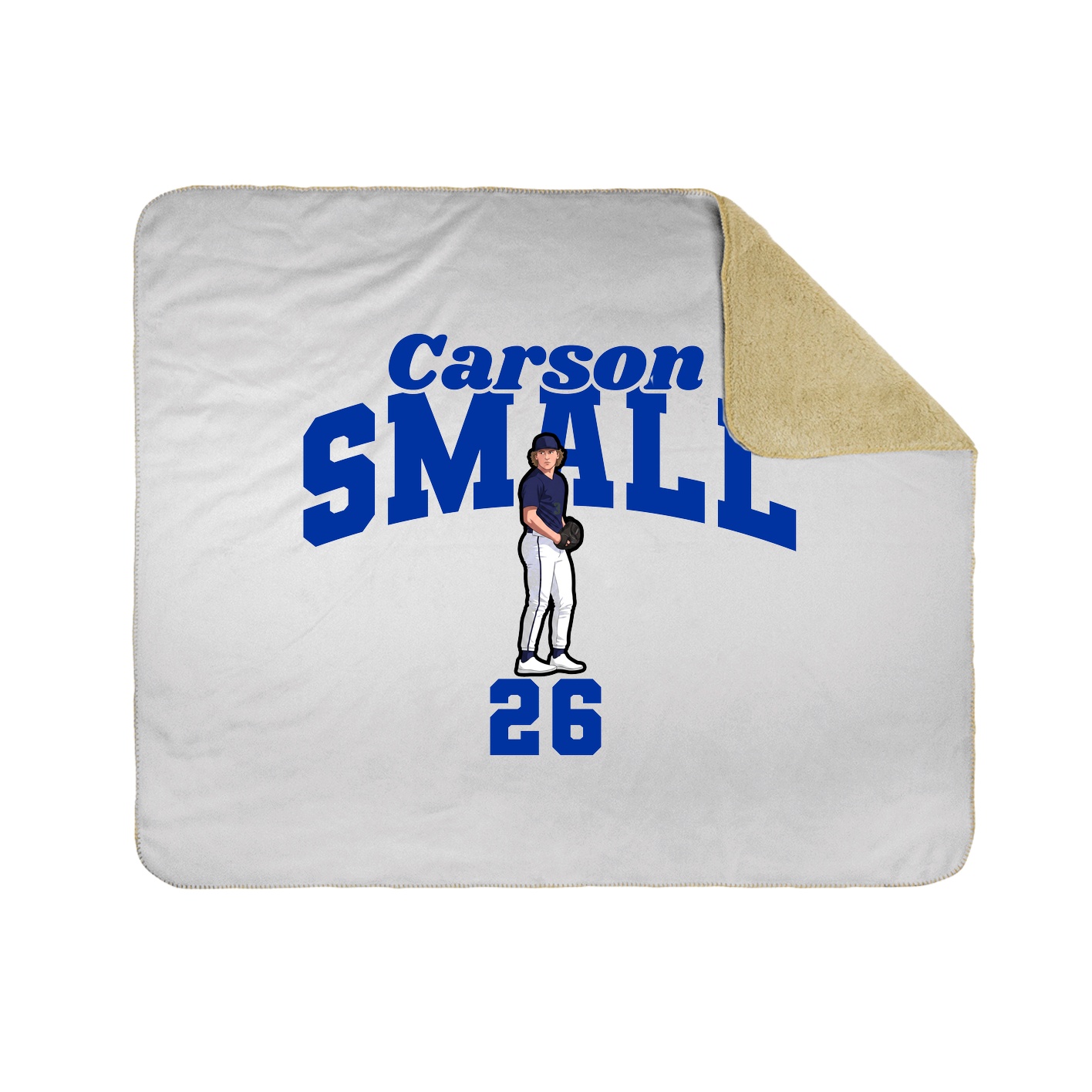 Throw Blanket — Signature Arch in White