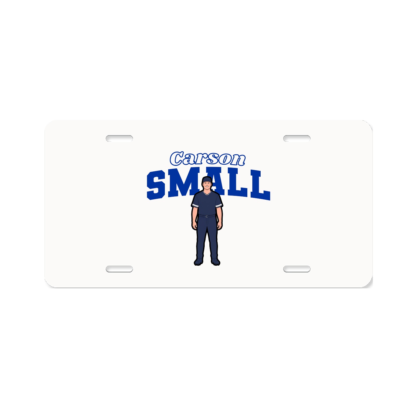 License Plate — Name Arch in Classic
