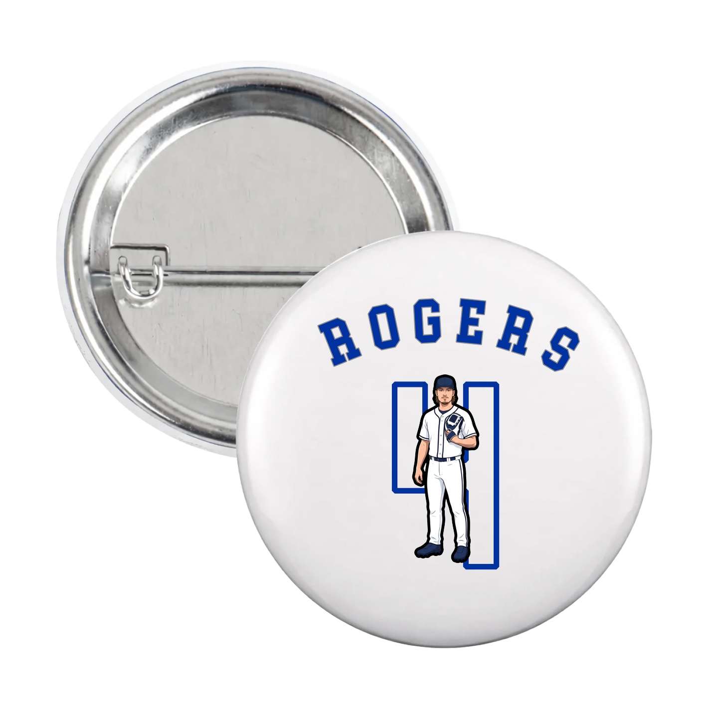 Game Day Button — Shirsey Arch in White