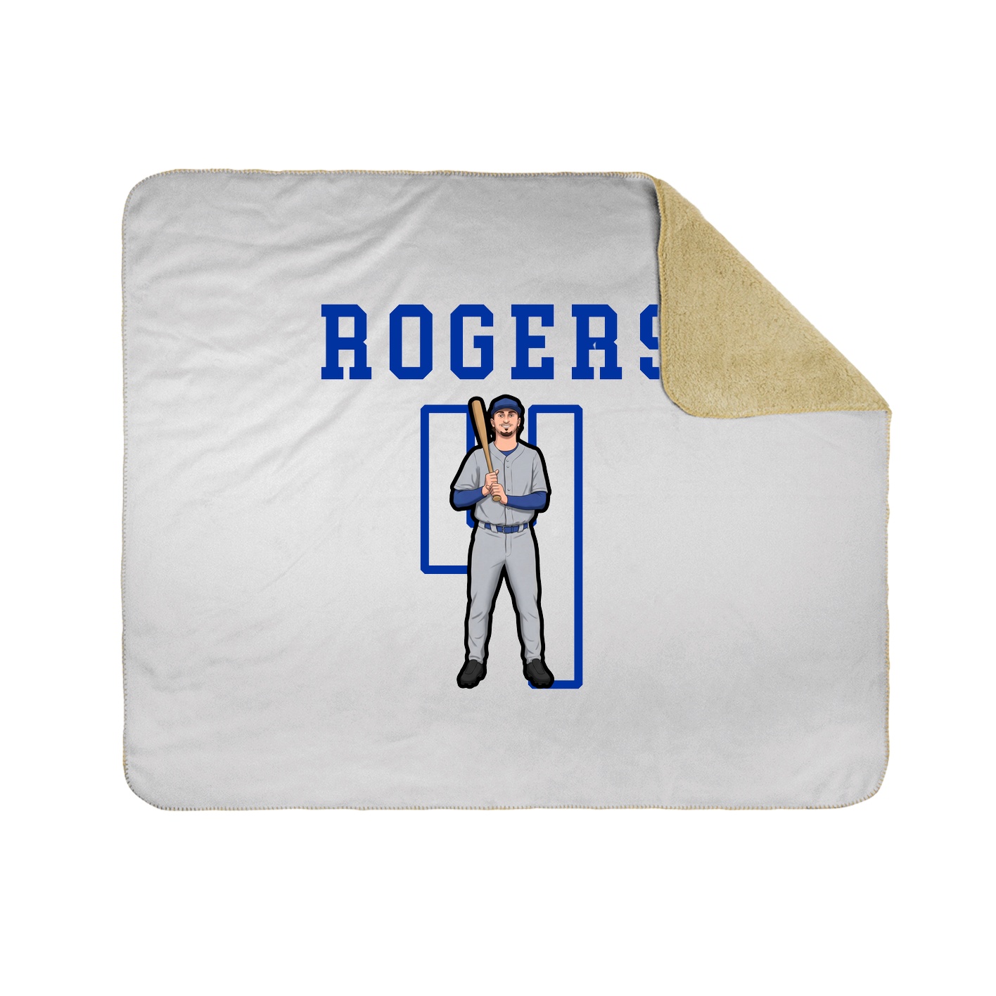 Throw Blanket — Shirsey in White
