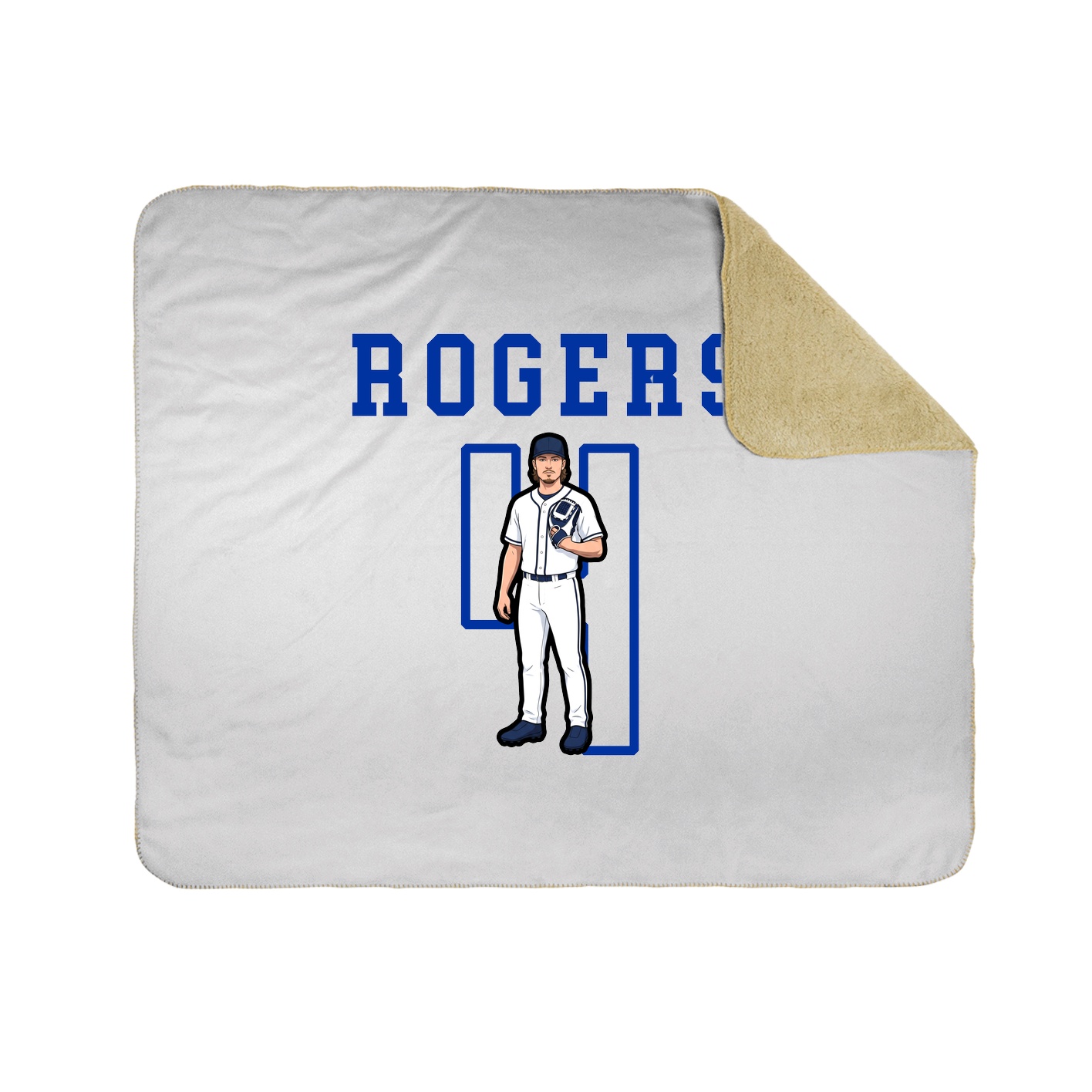 Throw Blanket — Shirsey in White