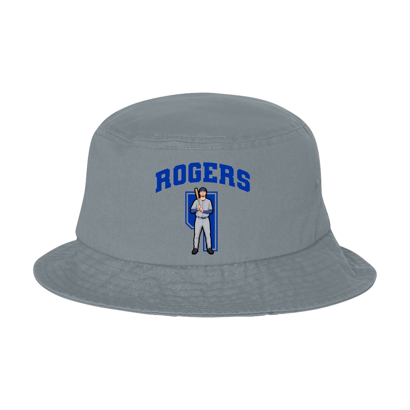 Bucket Cap — Number in Grey