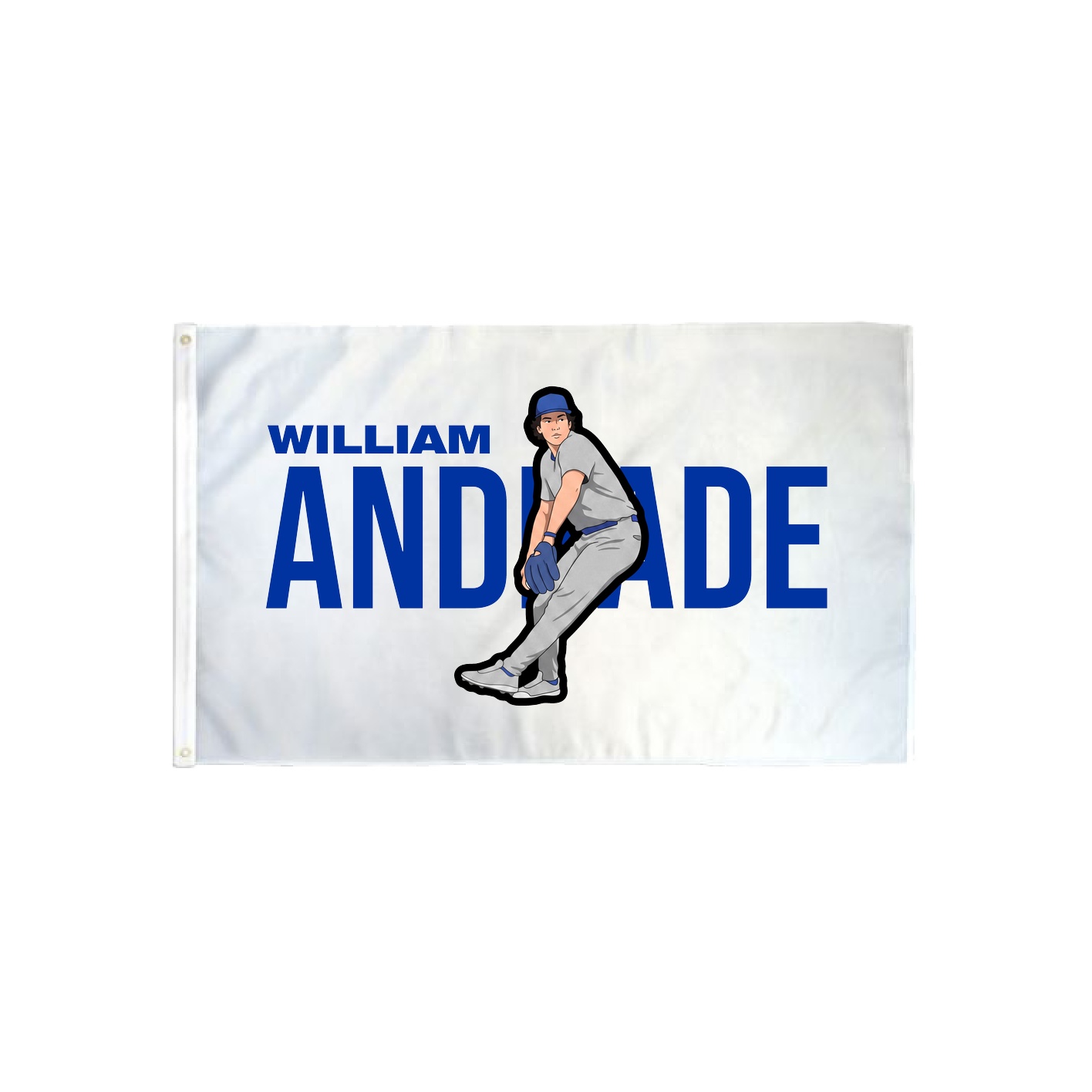 3x5 Flag — Player Name in Classic