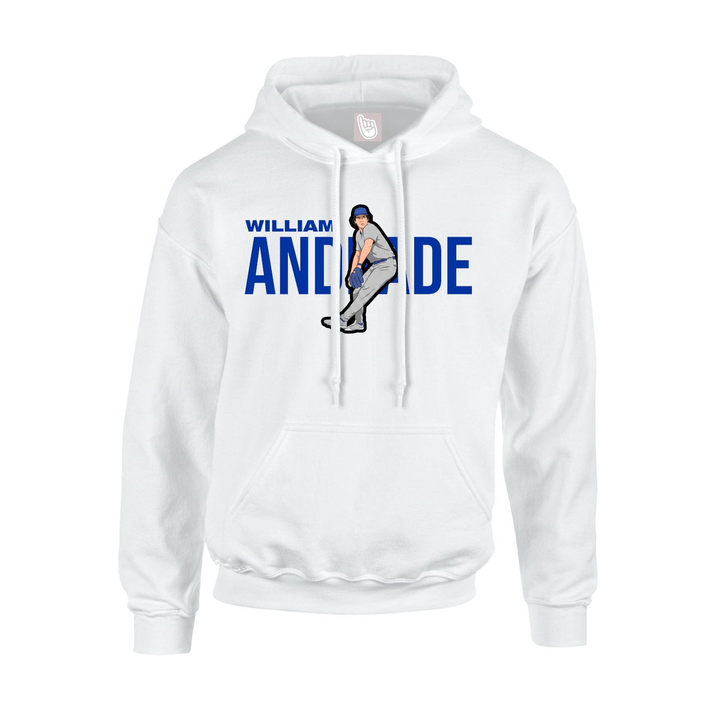 Hoodie — Player Name in White