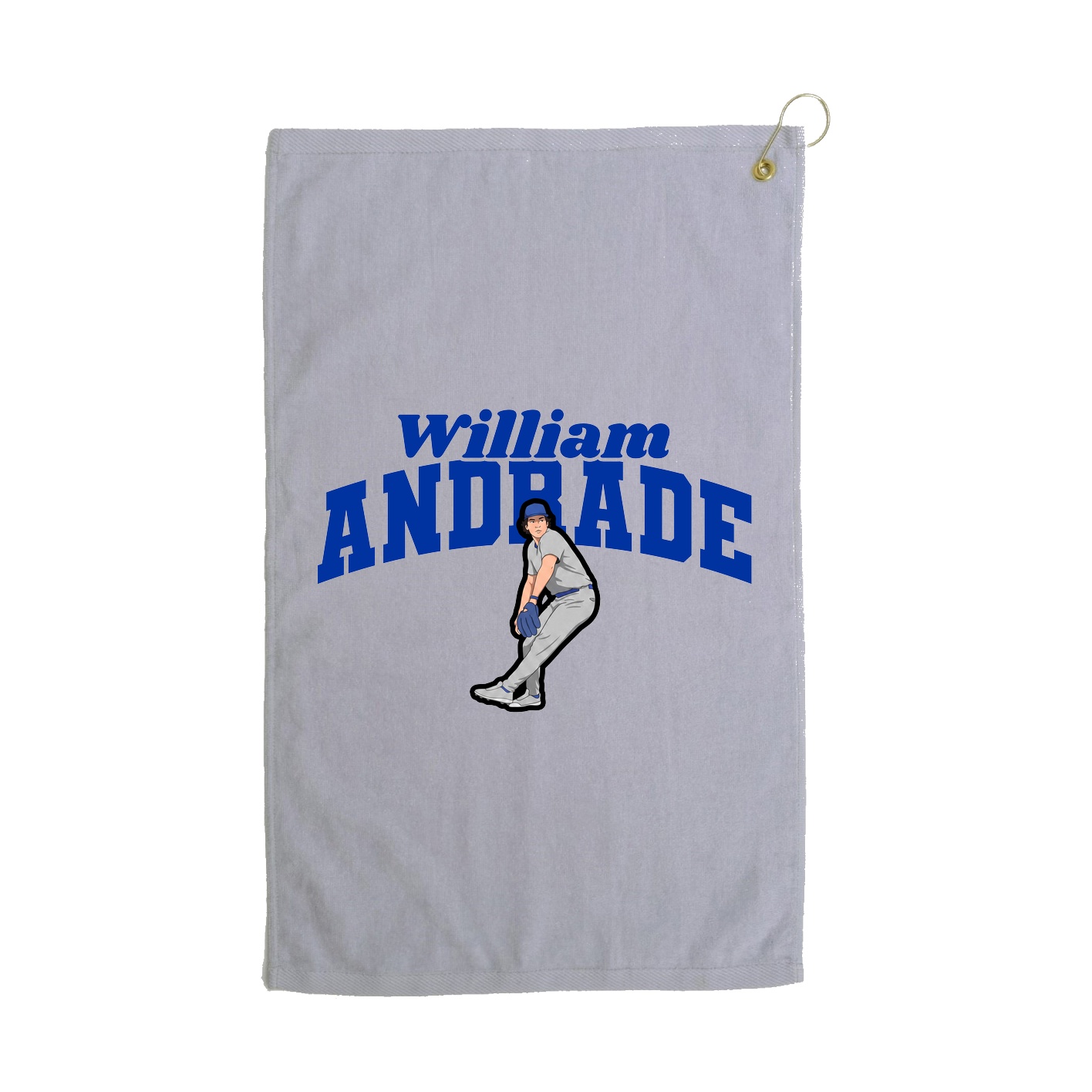 Golf Towel — Signature Arch in Grey