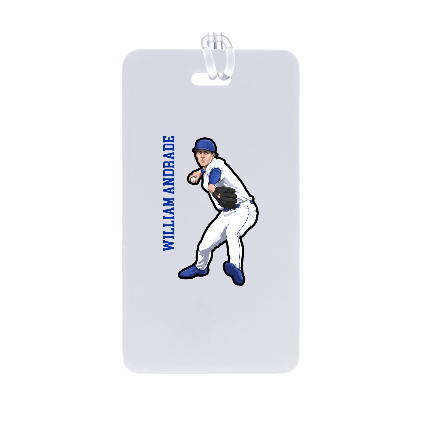 Bag Tag — Name Vertical in Classic
