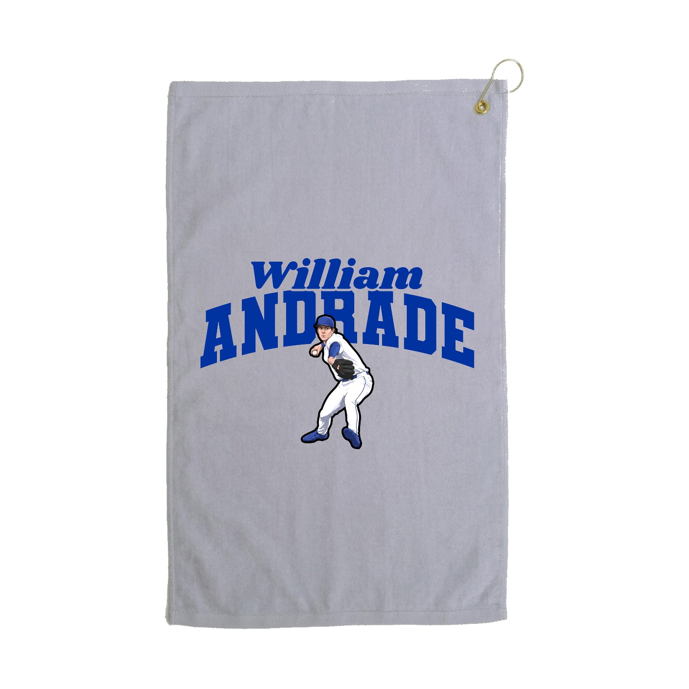 Golf Towel — Signature Arch in Grey