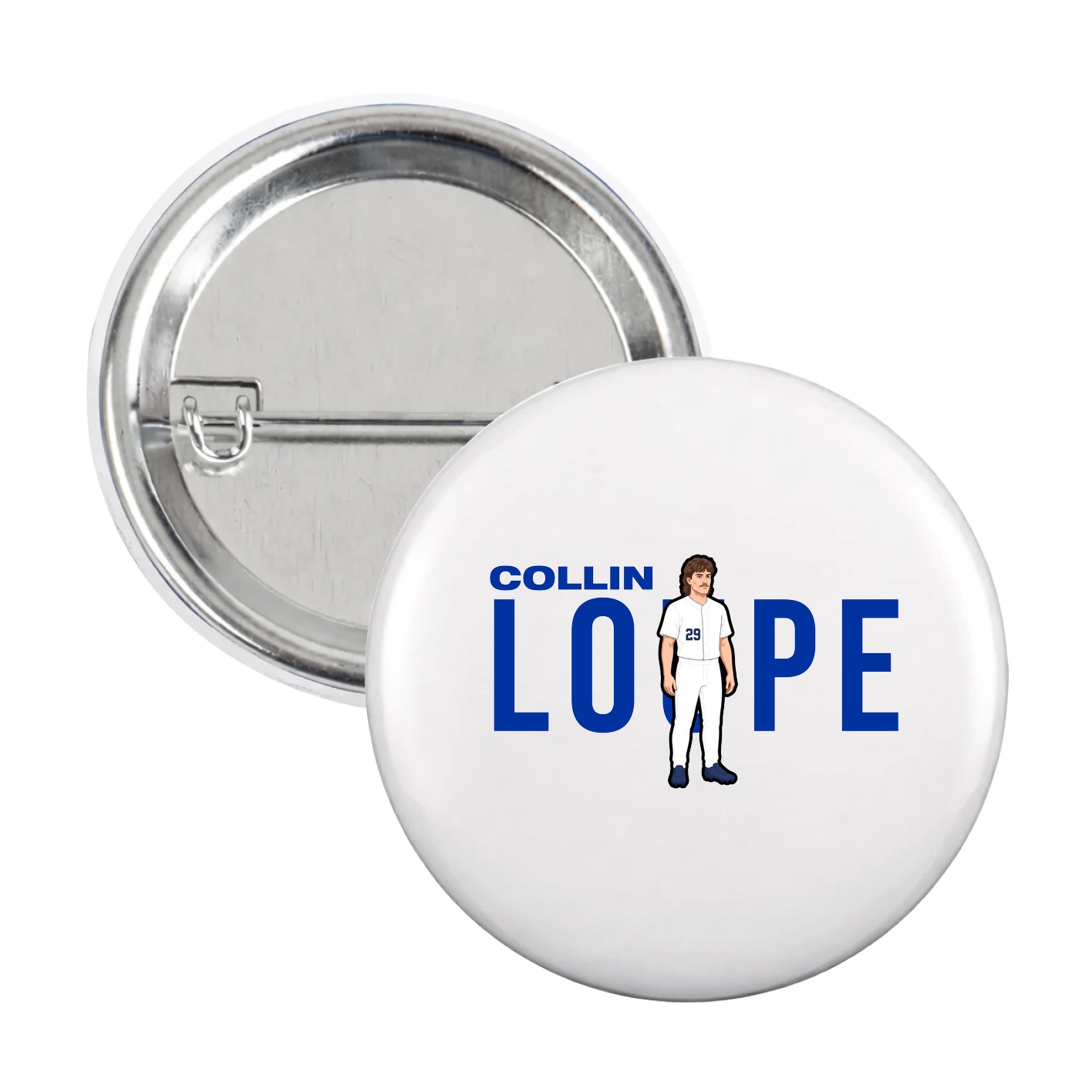 Game Day Button — Player Name in White