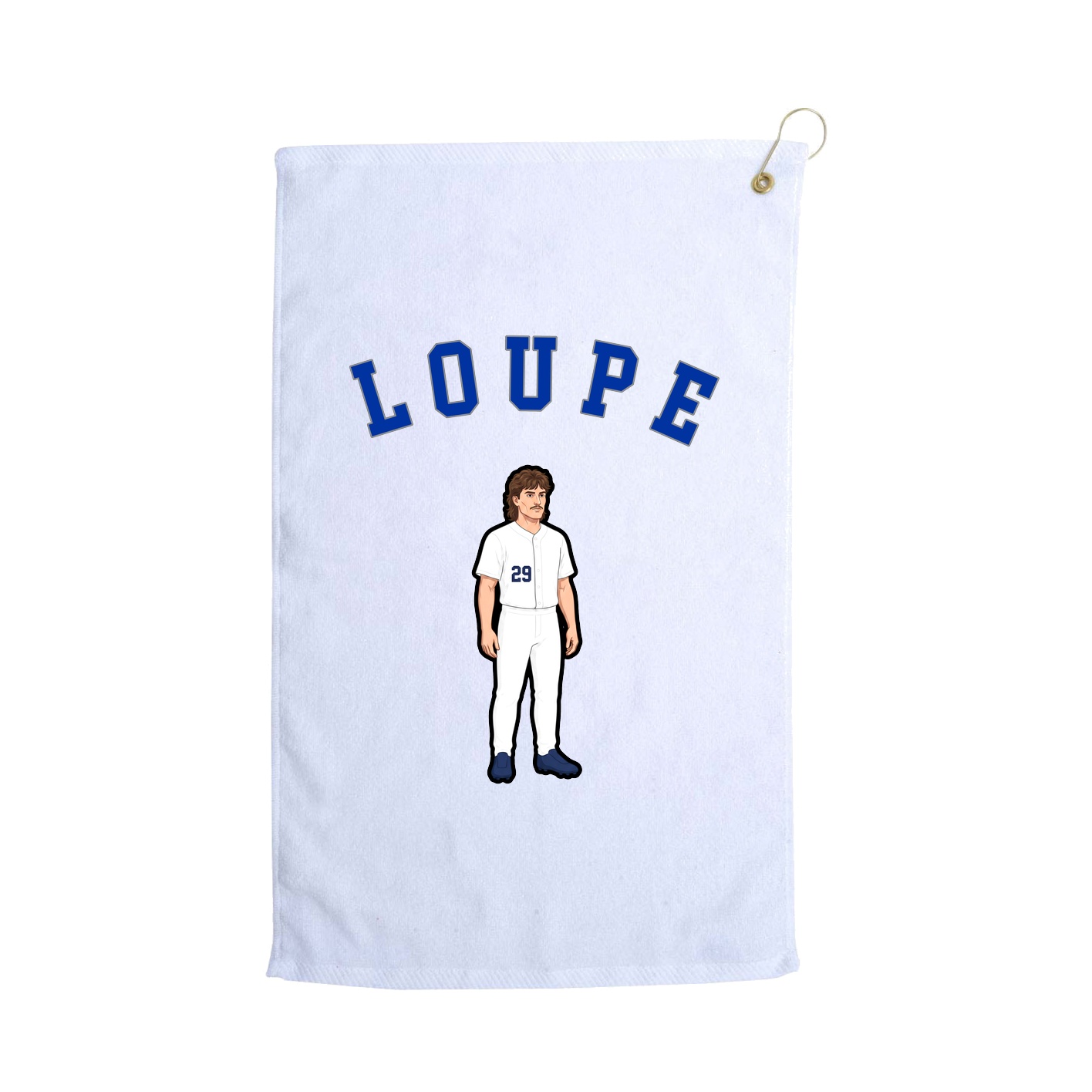 Golf Towel — Shirsey Arch in White