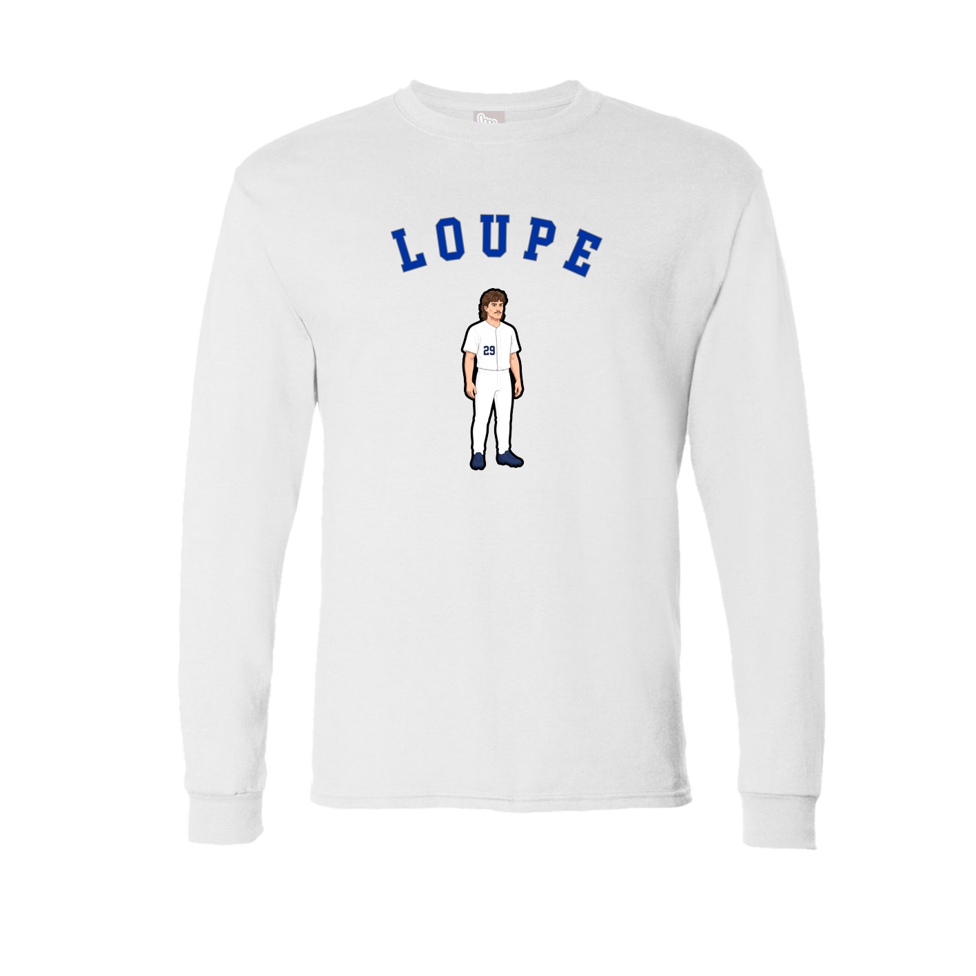 Long Sleeve Tee — Shirsey Arch in White