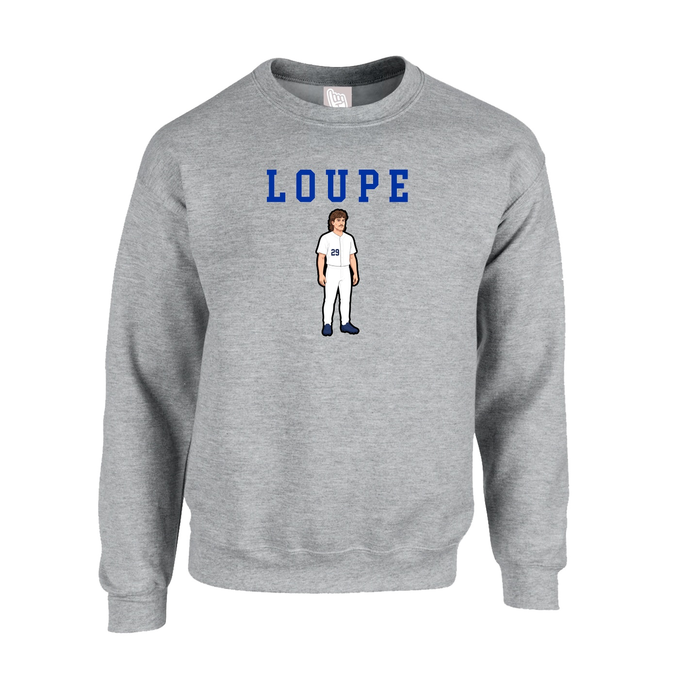 Fleece Crew — Shirsey in Grey
