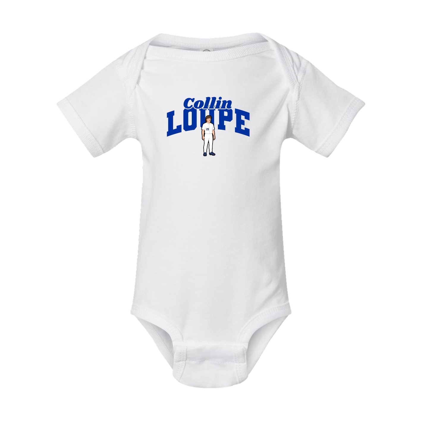 Baby Onesie — Signature Arch in White
