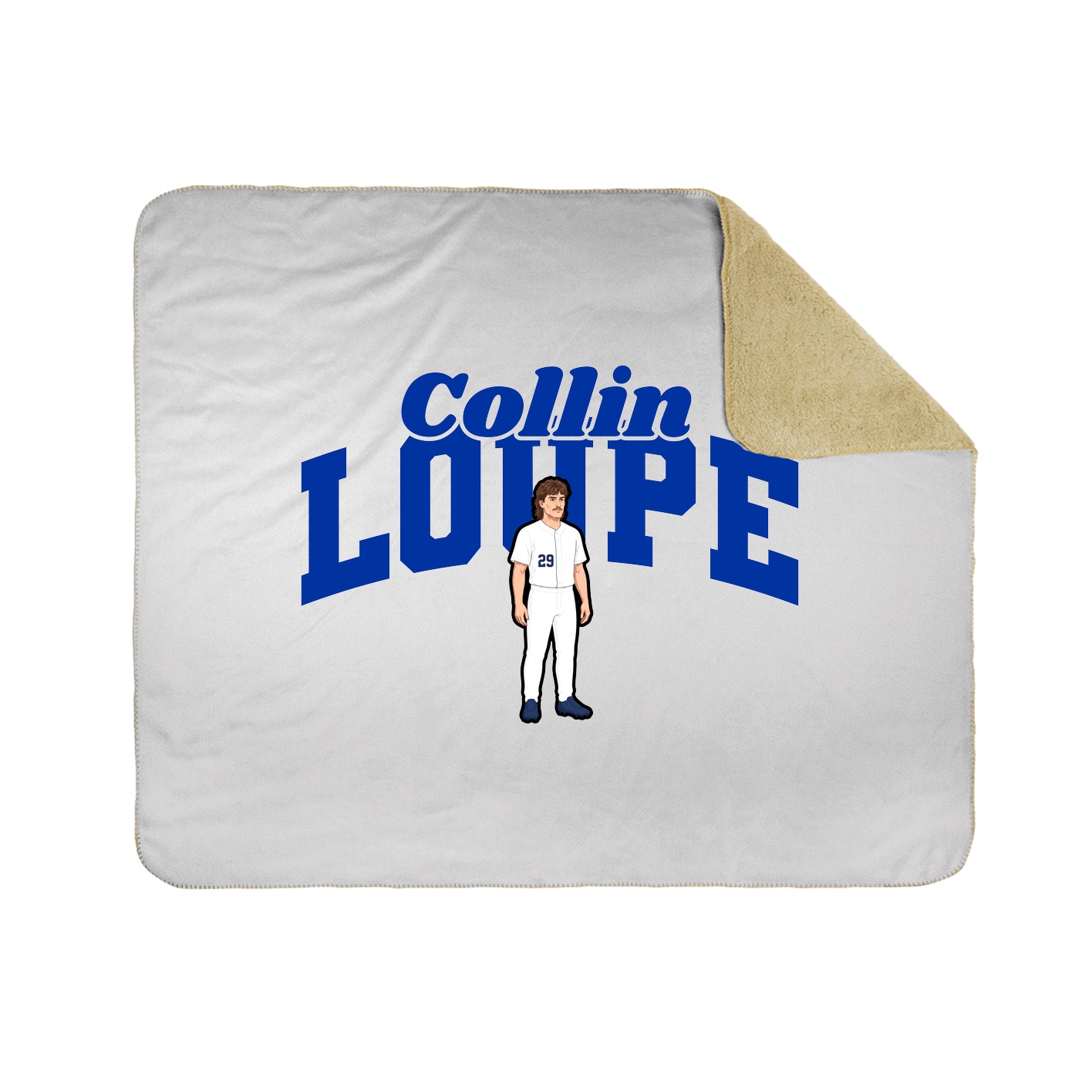 Throw Blanket — Signature Arch in White